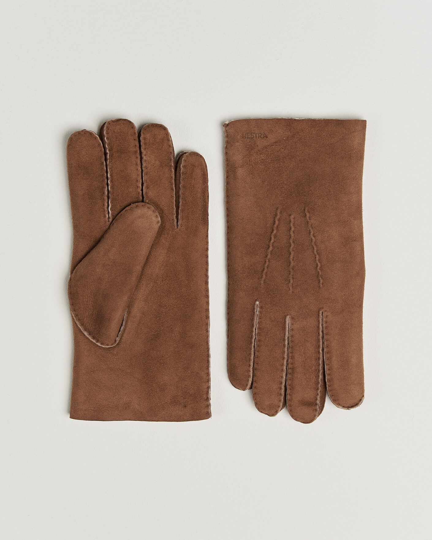 Mies | Käsineet | Hestra | Bernard Lambskin Suede Glove Brown