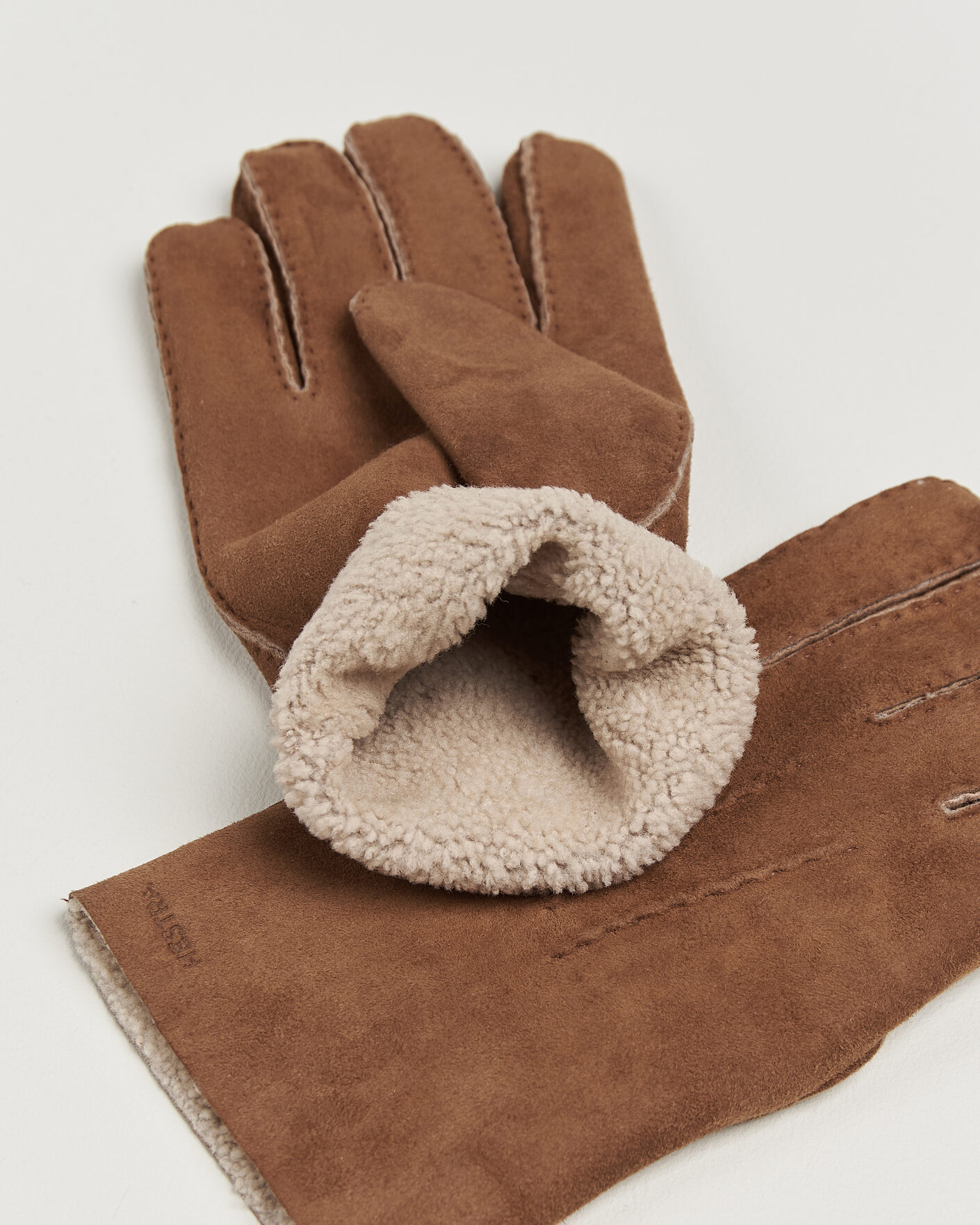 Mies | Käsineet | Hestra | Bernard Lambskin Suede Glove Brown