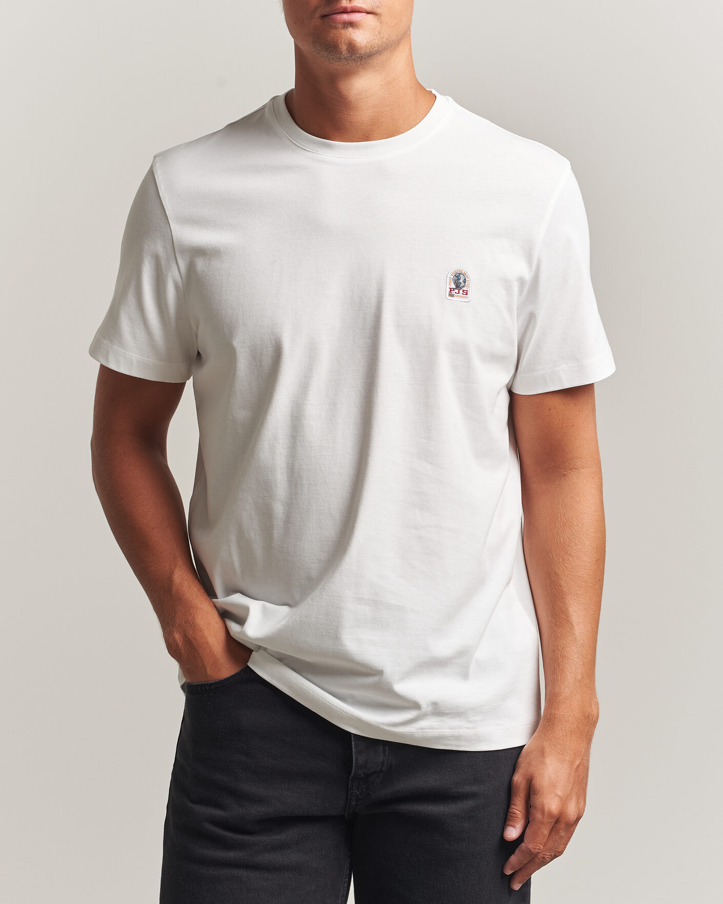 Mies | T-paidat | Parajumpers | Patch Super Easy T-Shirt White
