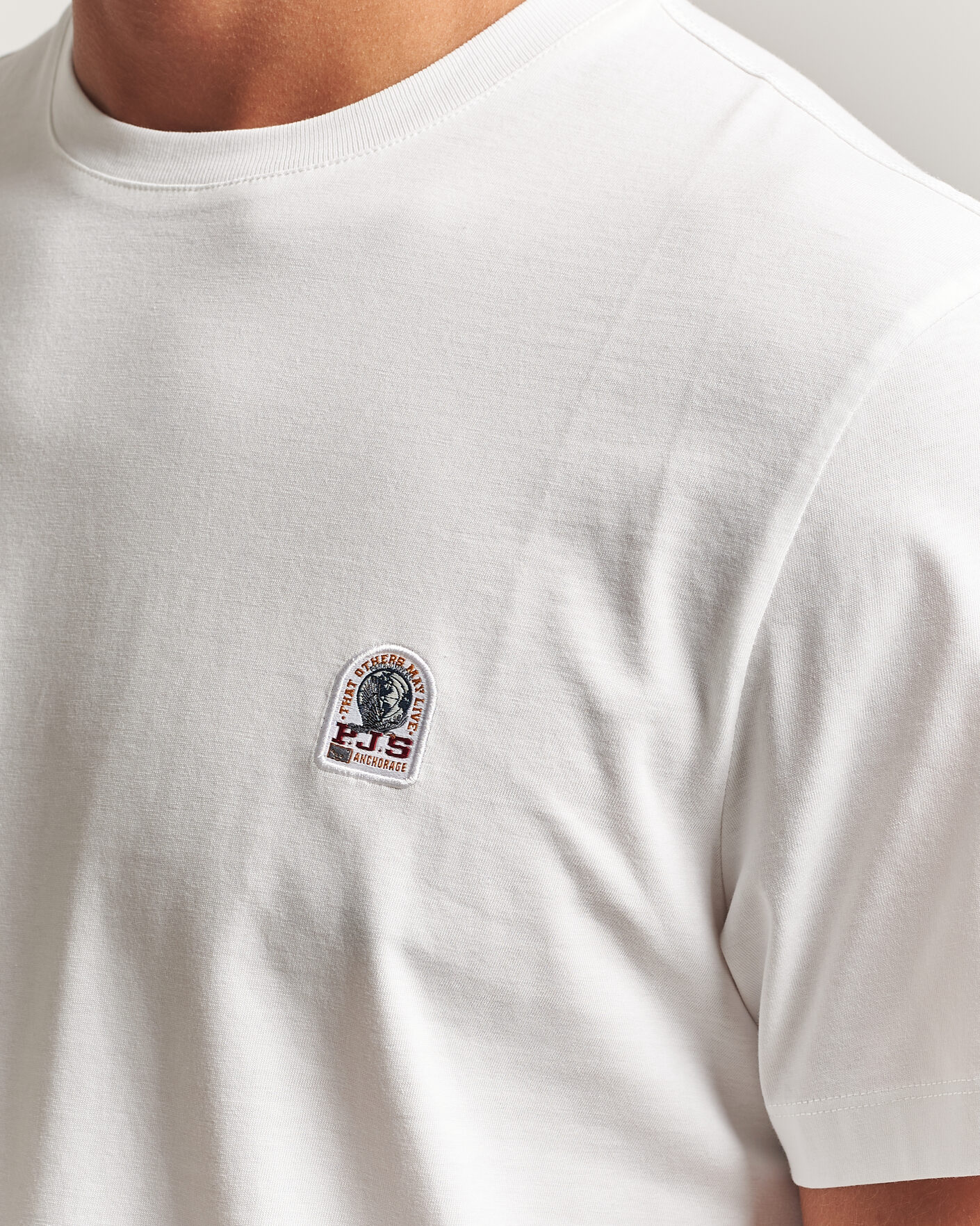 Mies | T-paidat | Parajumpers | Patch Super Easy T-Shirt White