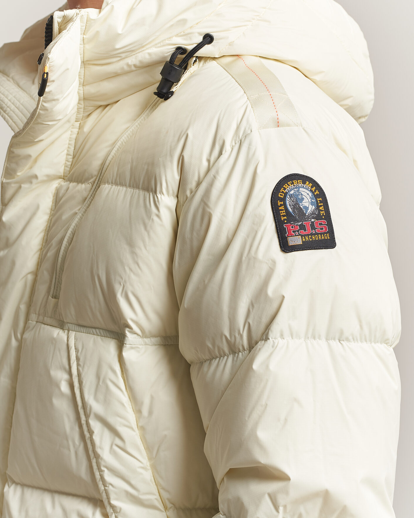 Mies | Takit | Parajumpers | Cloud Ripstop Polar Puffer Jacket Warm Ivory