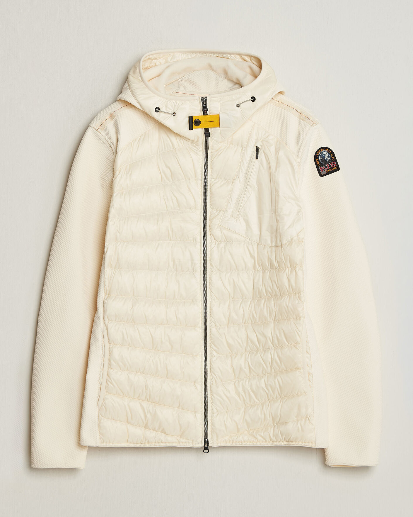 Mies | Takit | Parajumpers | Nolan Warm Up Hybrid Hooded Jacket Warm Ivory