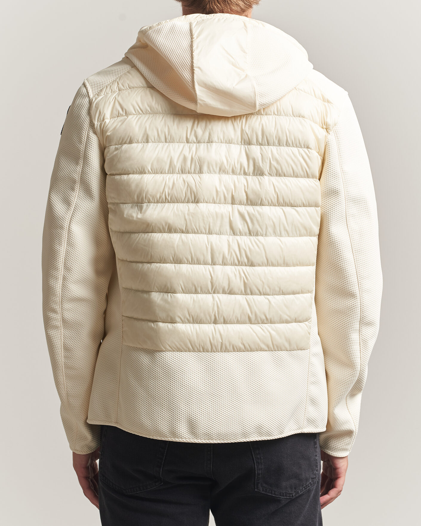 Mies | Takit | Parajumpers | Nolan Warm Up Hybrid Hooded Jacket Warm Ivory