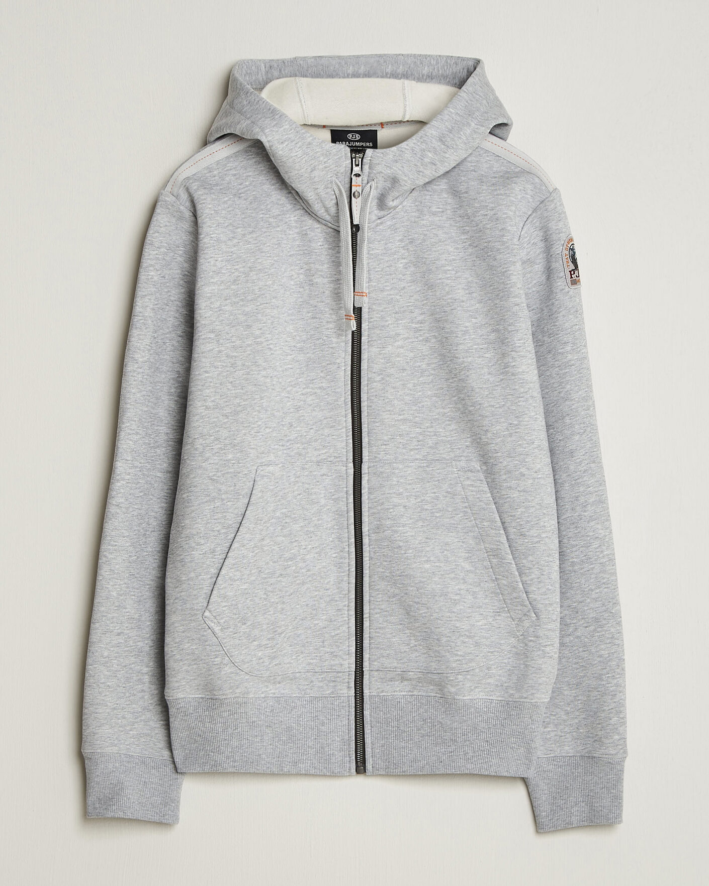 Mies | Puserot | Parajumpers | Charlie Super Easy Full Zip Ash Grey Melange