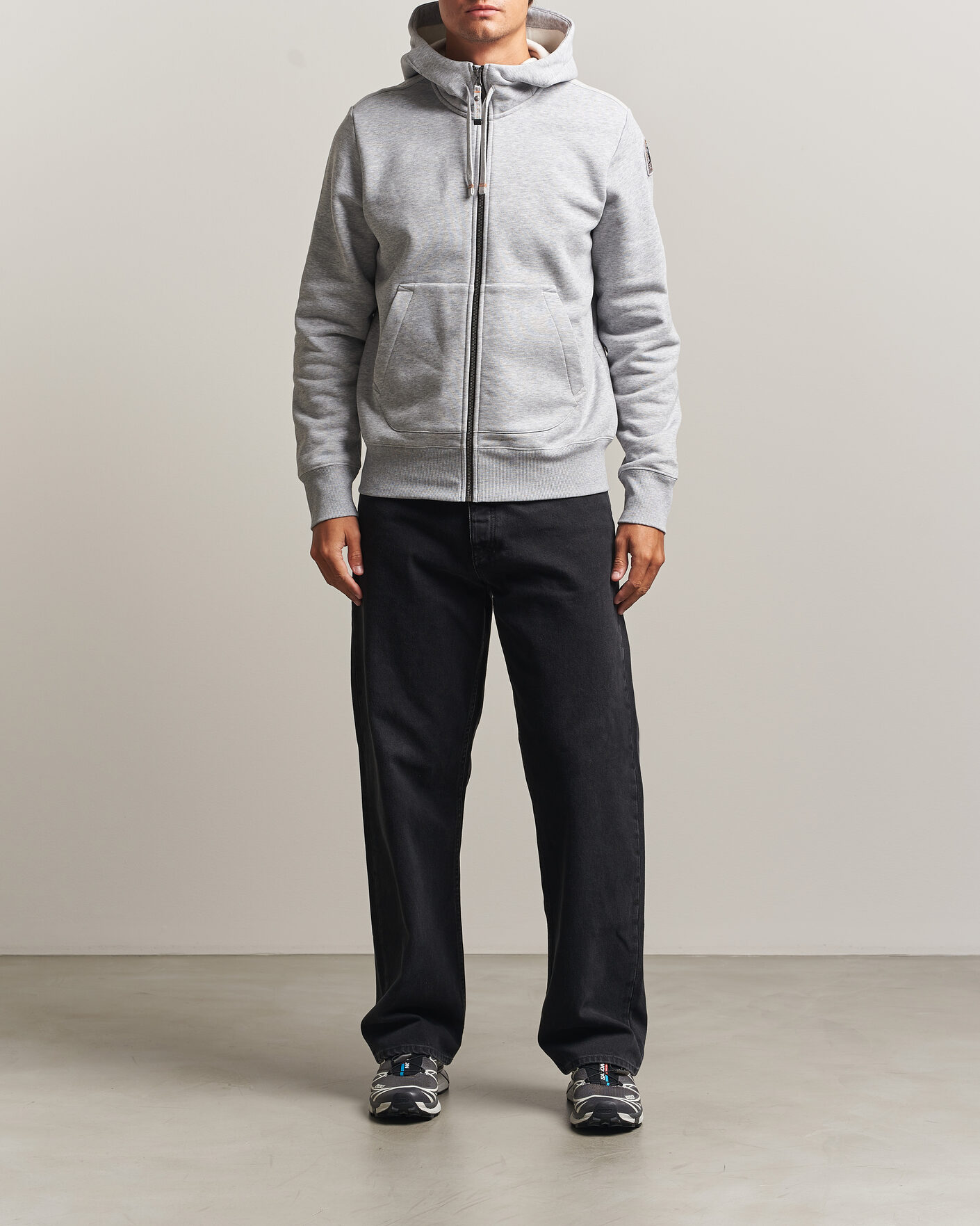 Mies | Puserot | Parajumpers | Charlie Super Easy Full Zip Ash Grey Melange