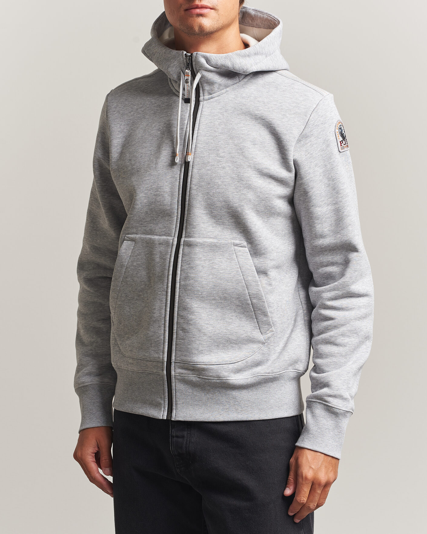 Mies | Puserot | Parajumpers | Charlie Super Easy Full Zip Ash Grey Melange