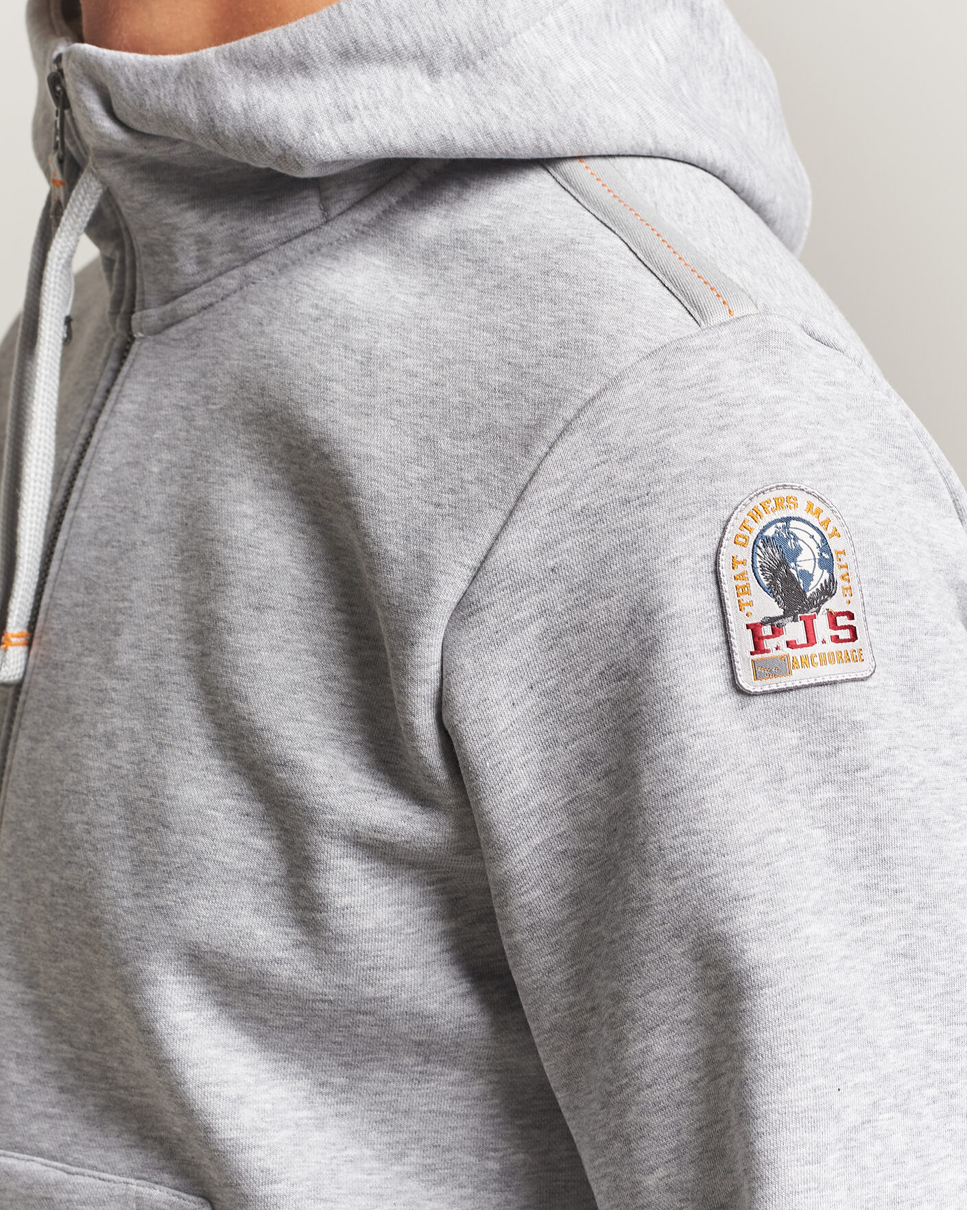 Mies | Puserot | Parajumpers | Charlie Super Easy Full Zip Ash Grey Melange