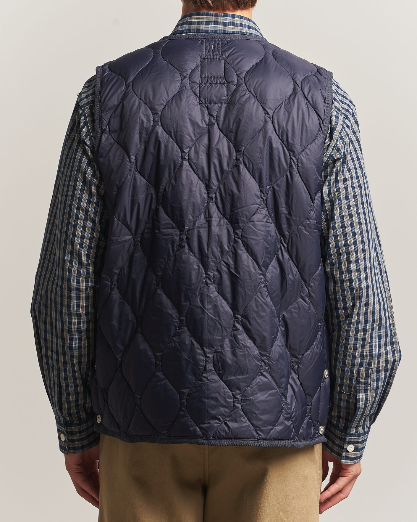 Mies | Ulkoliivit | TAION | Military Crew Neck Down Vest Dark Navy