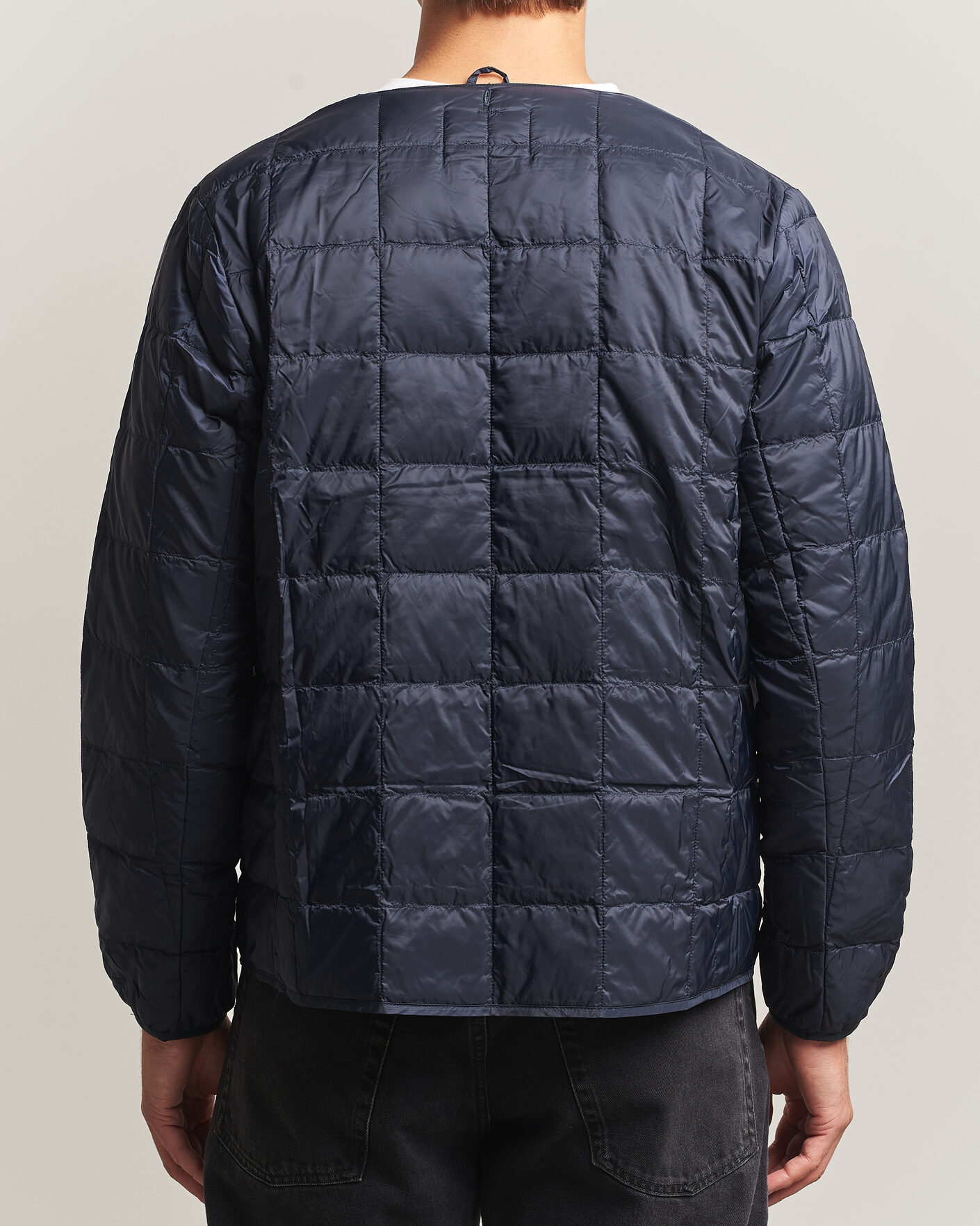 Mies | Takit | TAION | Crew Neck Button Down Jacket Dark Navy