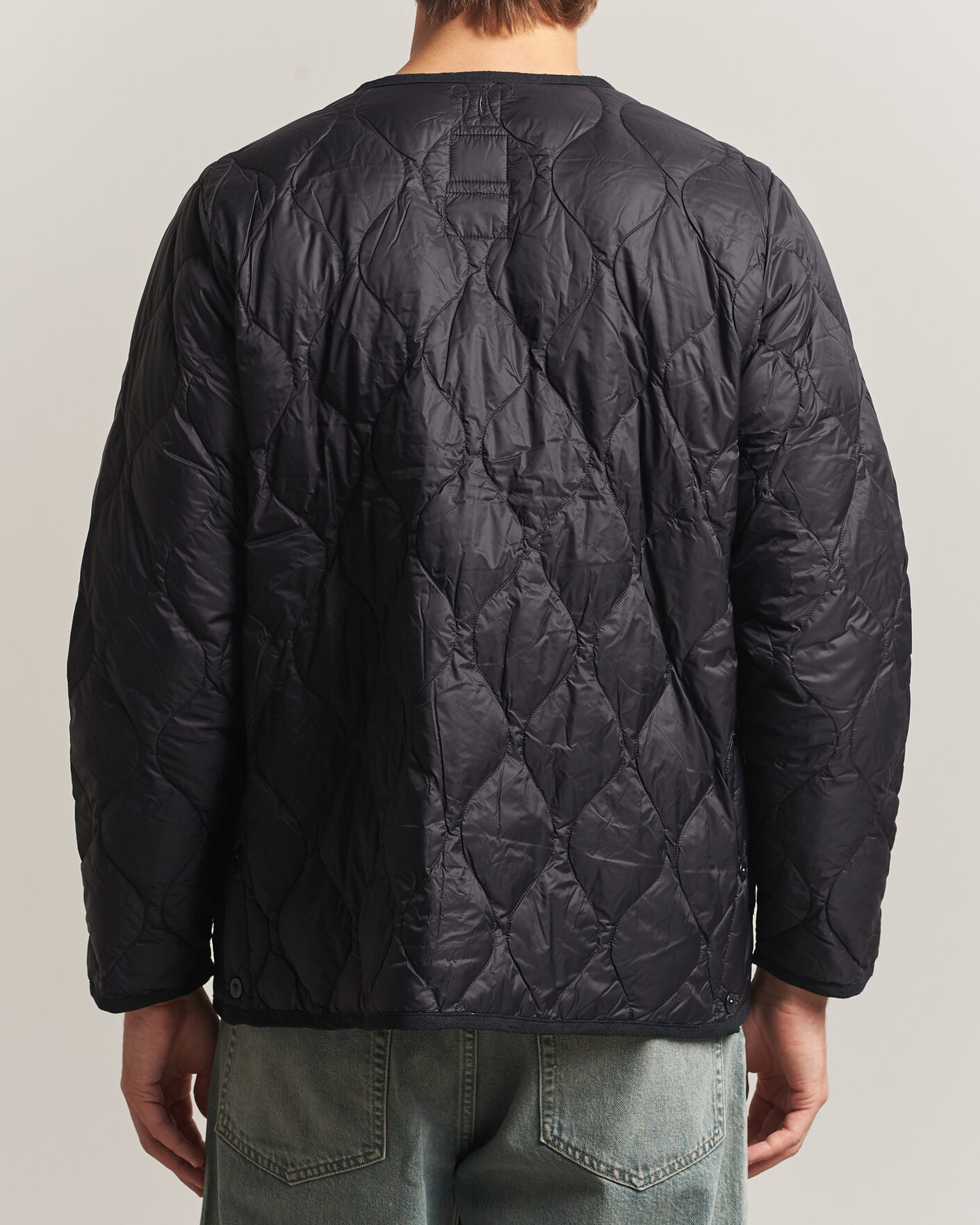 Mies | Takit | TAION | Military Crew Neck Down Jacket Black