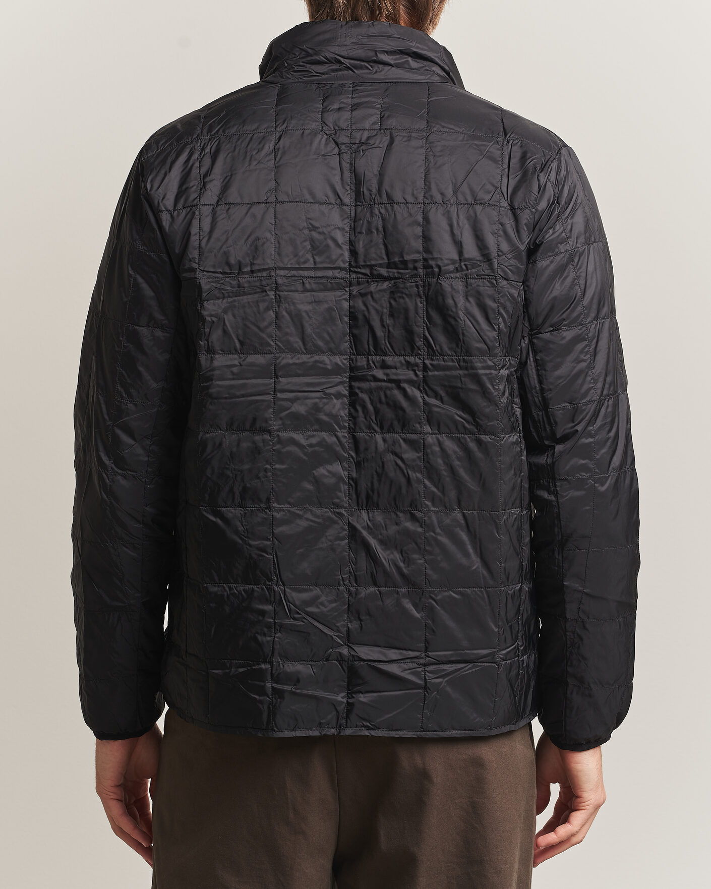 Mies | Takit | TAION | High Neck Full Zip Lightweight Down Jacket Black