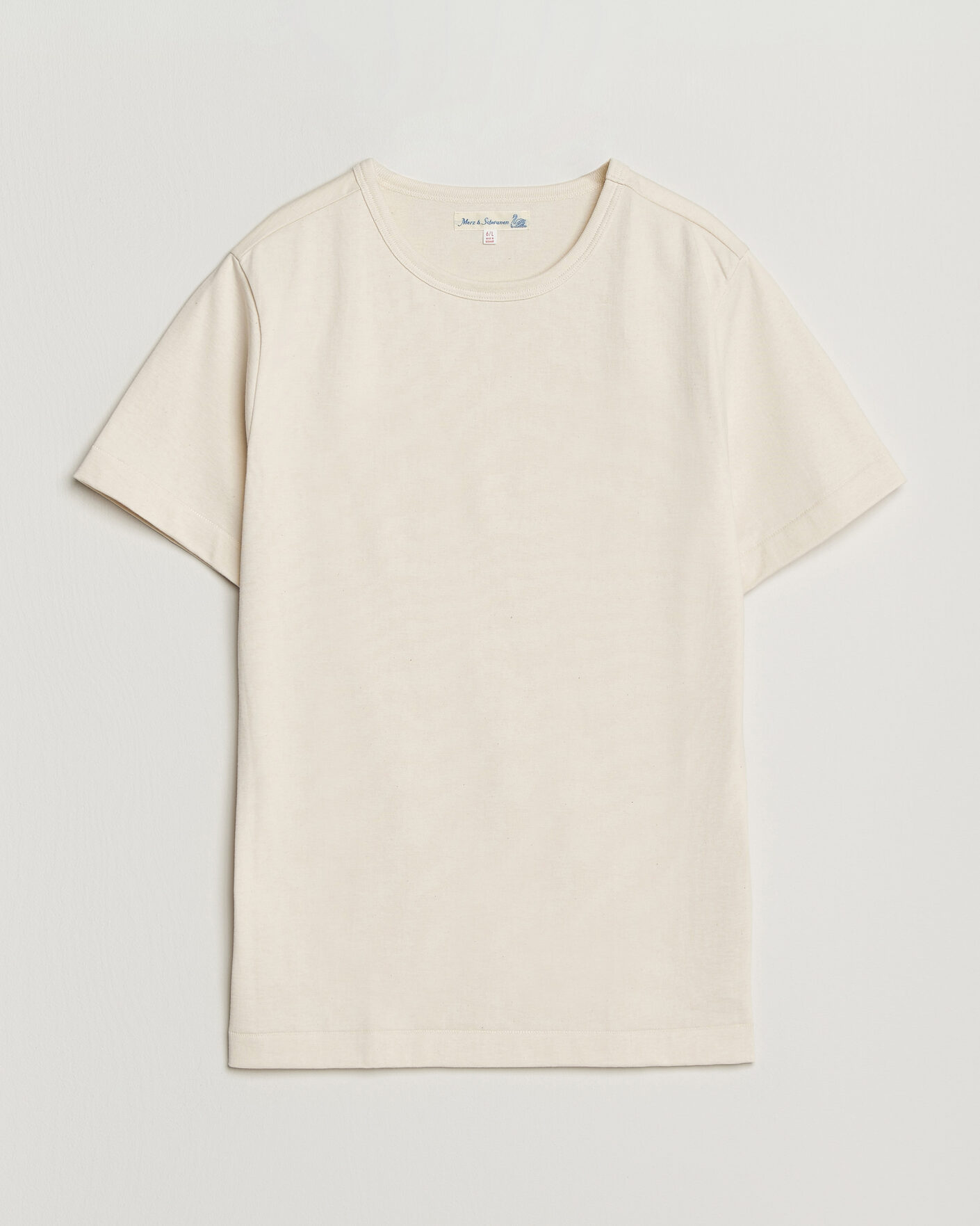 Mies | T-paidat | Merz b. Schwanen | Classic Fit Loopwheeled T-Shirt Nature