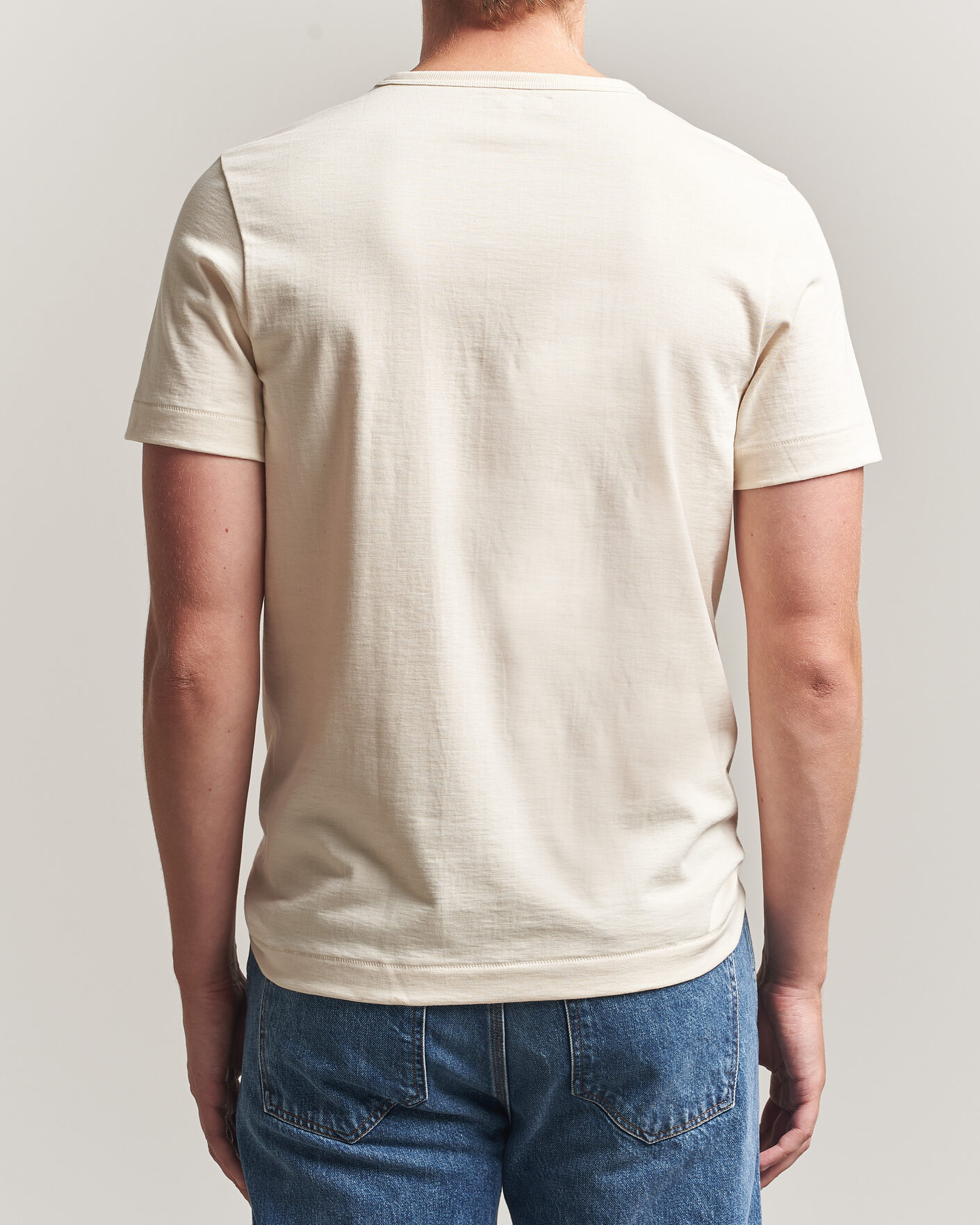 Mies | T-paidat | Merz b. Schwanen | Classic Fit Loopwheeled T-Shirt Nature