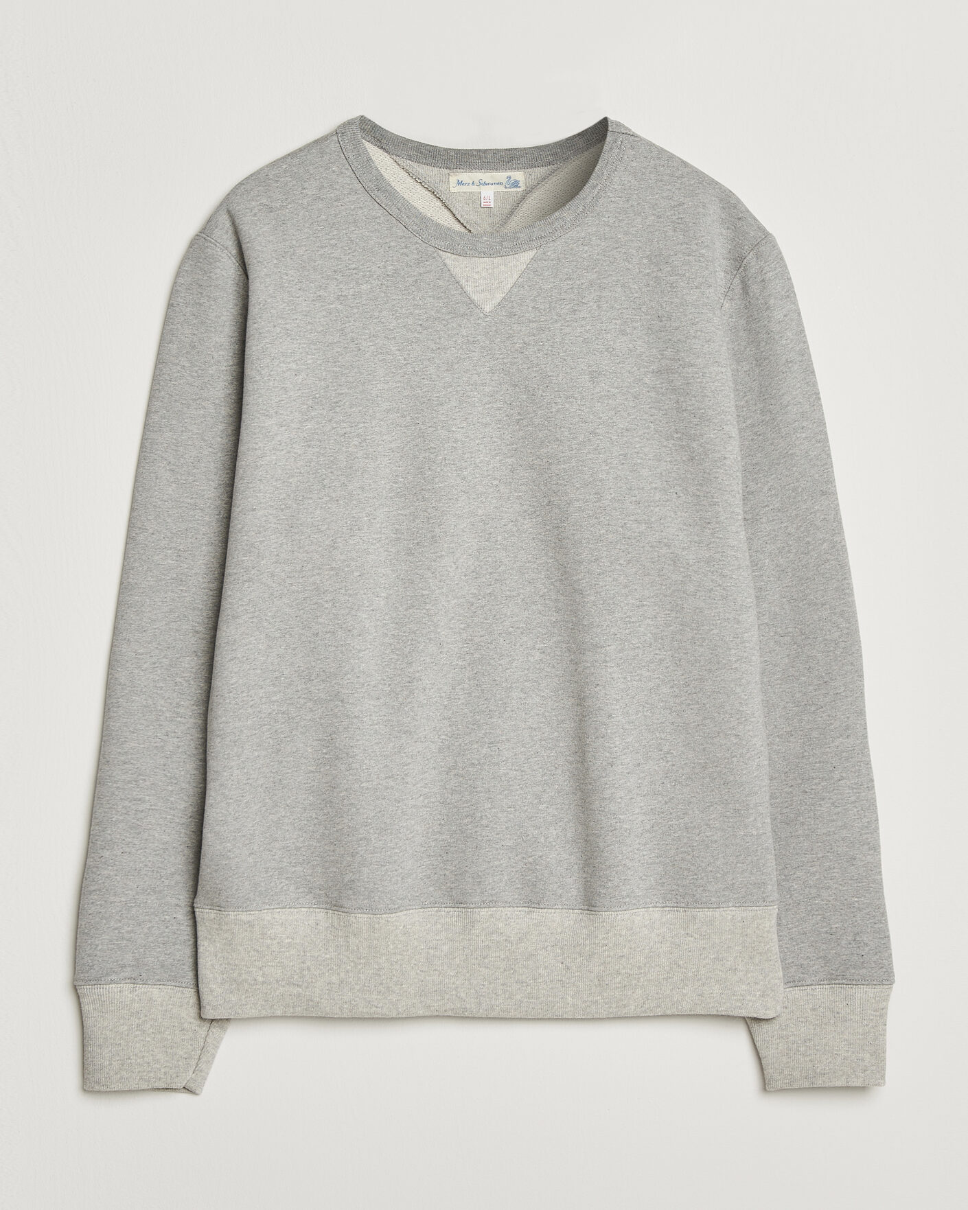 Mies | Puserot | Merz b. Schwanen | Vintage Machine Sweatshirt Grey Melange