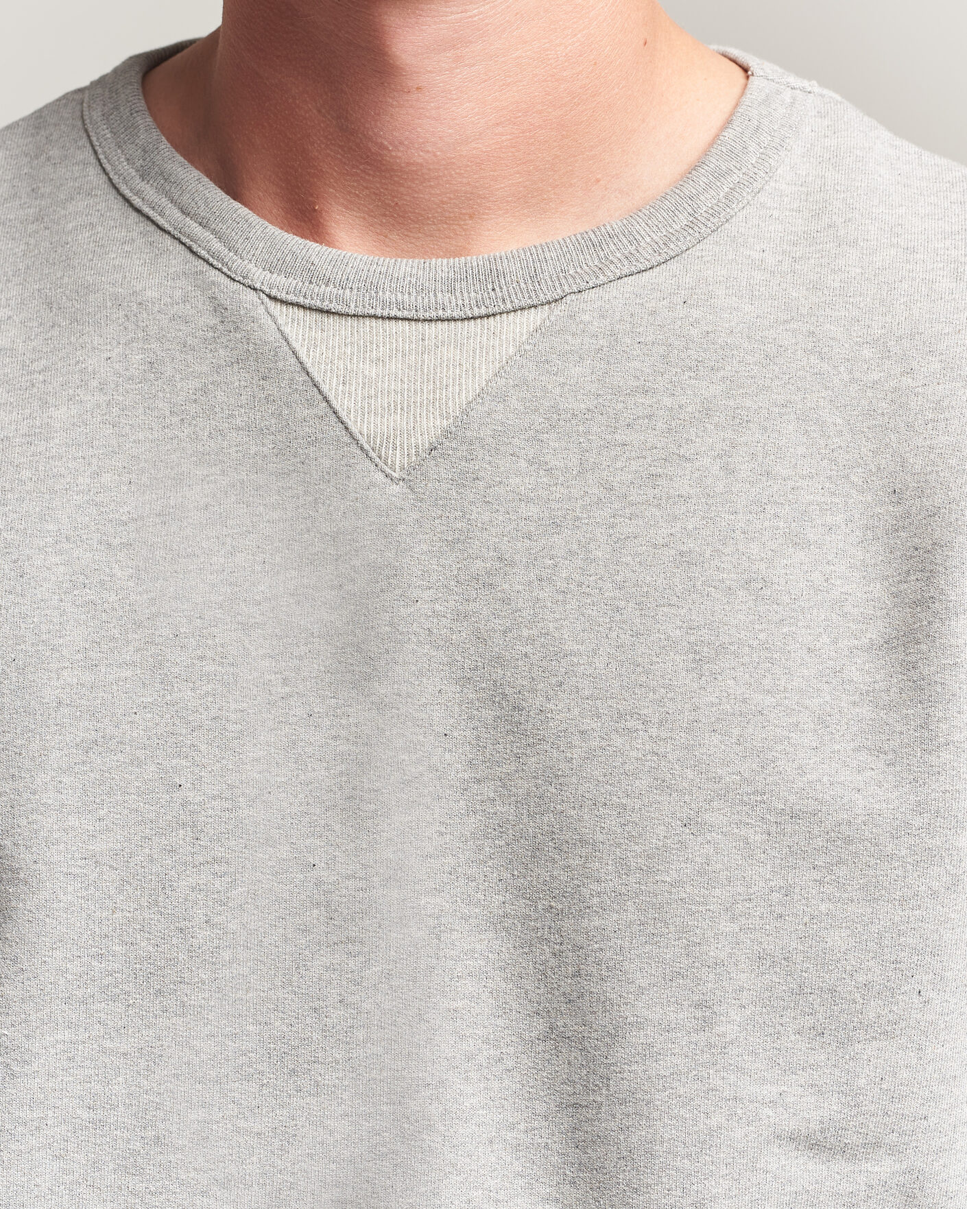 Mies | Puserot | Merz b. Schwanen | Vintage Machine Sweatshirt Grey Melange
