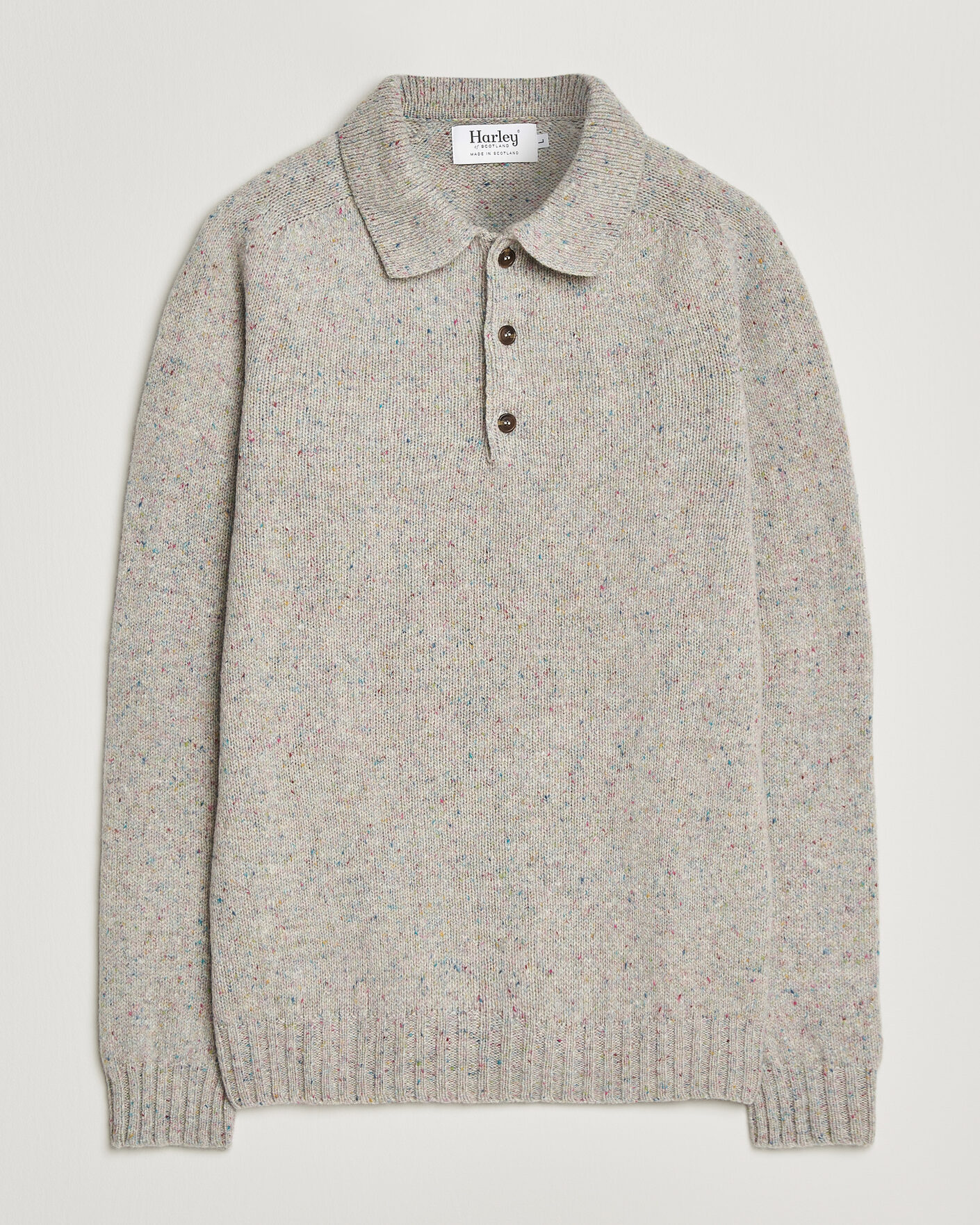 Mies | Puserot | Harley Of Scotland | Donegal Wool Polo Machair