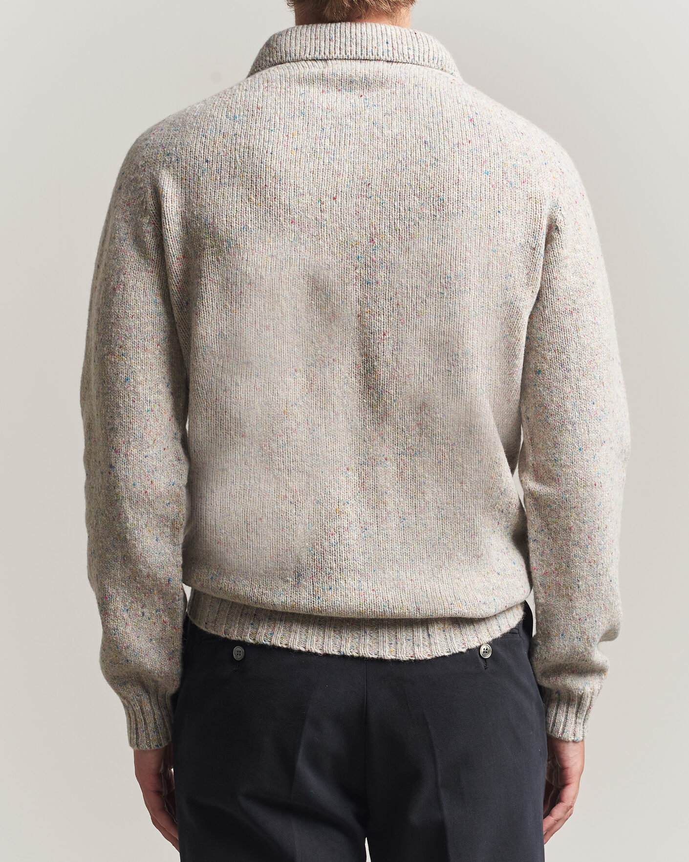 Mies | Puserot | Harley Of Scotland | Donegal Wool Polo Machair