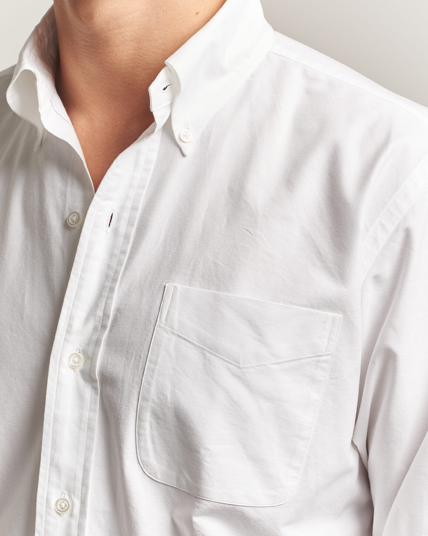 Mies | Kauluspaidat | Kamakura Shirts | Ametora Japanese Oxford BD Shirt White
