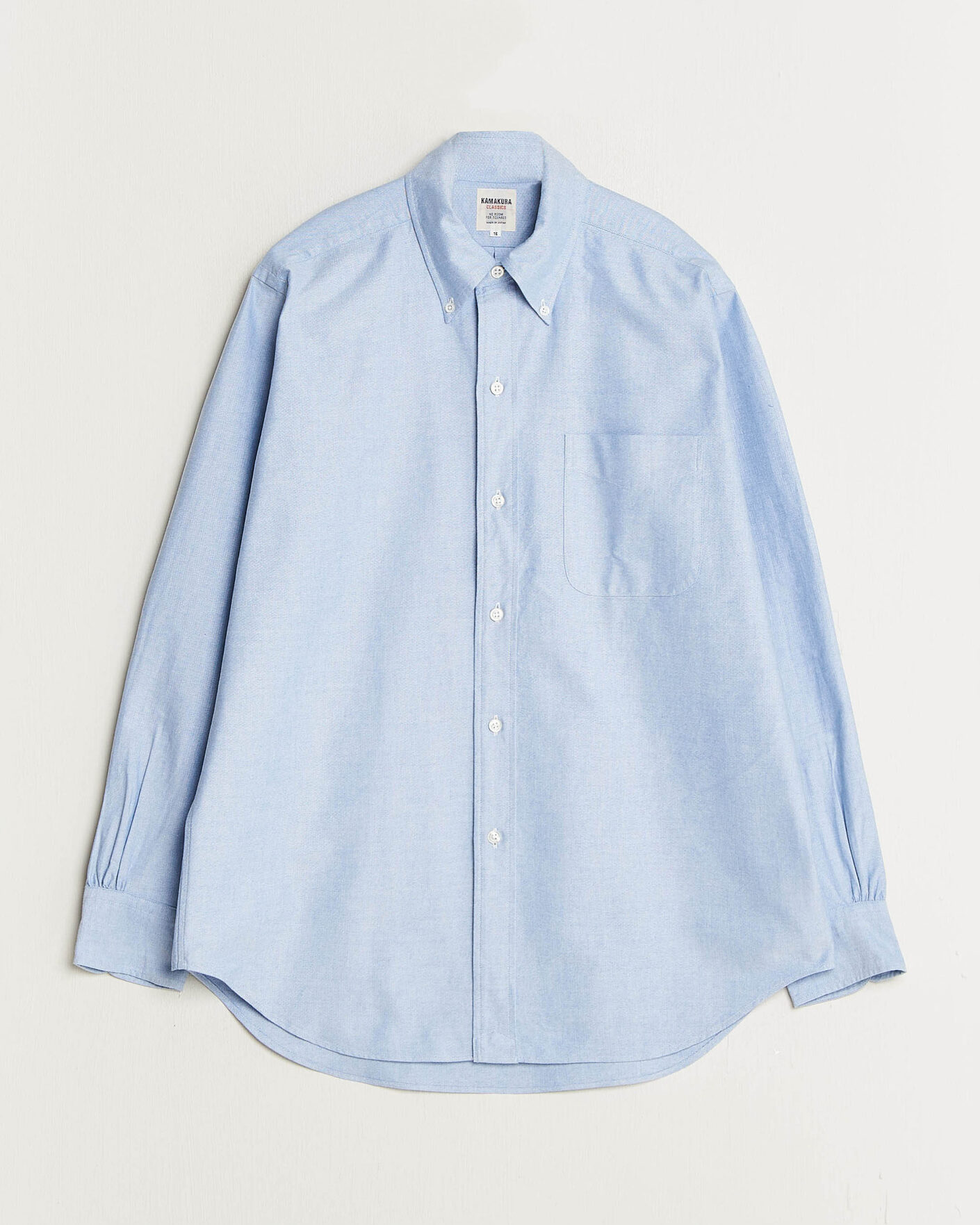 Mies | Kauluspaidat | Kamakura Shirts | Ametora Japanese Oxford BD Shirt Light Blue