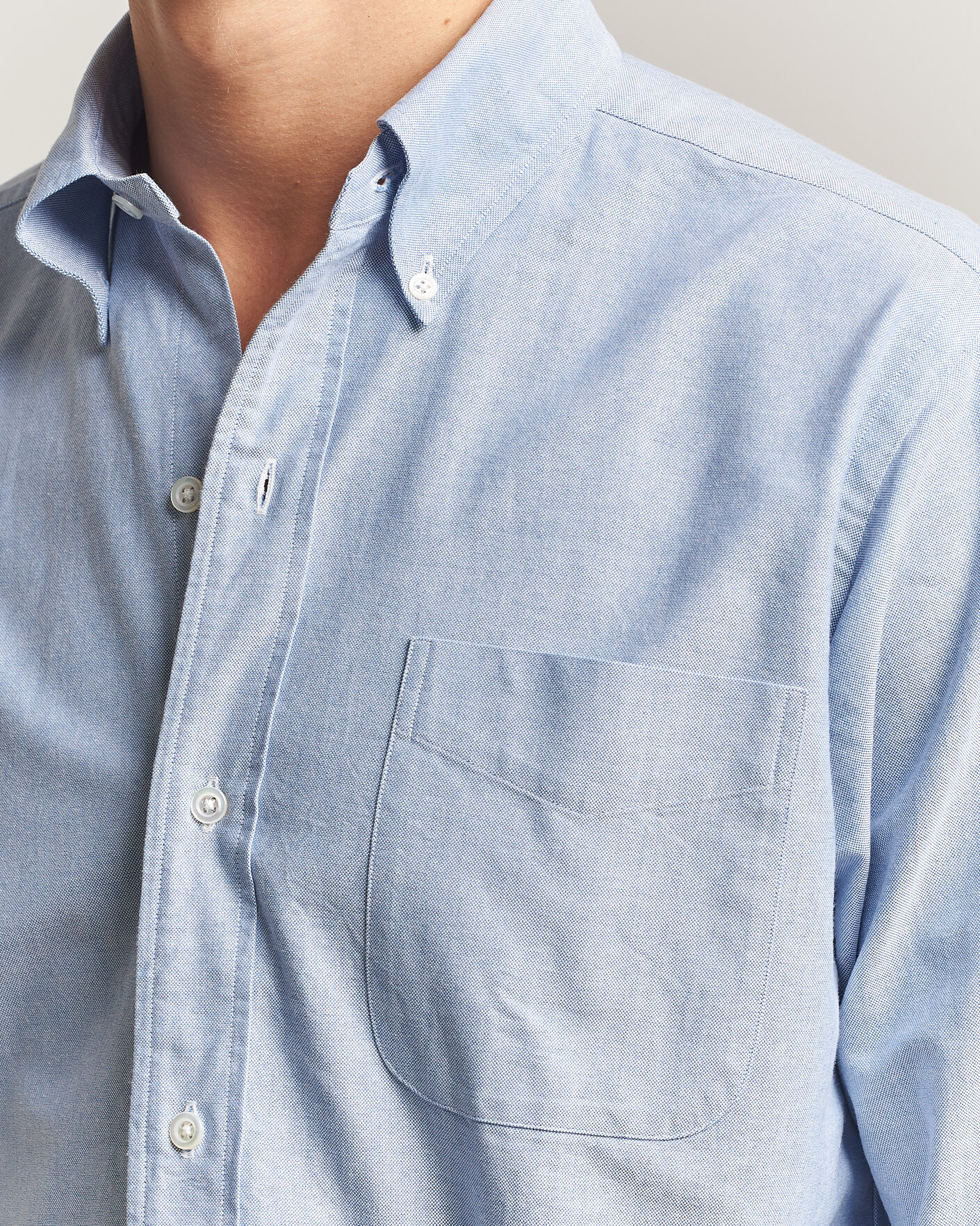 Mies | Kauluspaidat | Kamakura Shirts | Ametora Japanese Oxford BD Shirt Light Blue