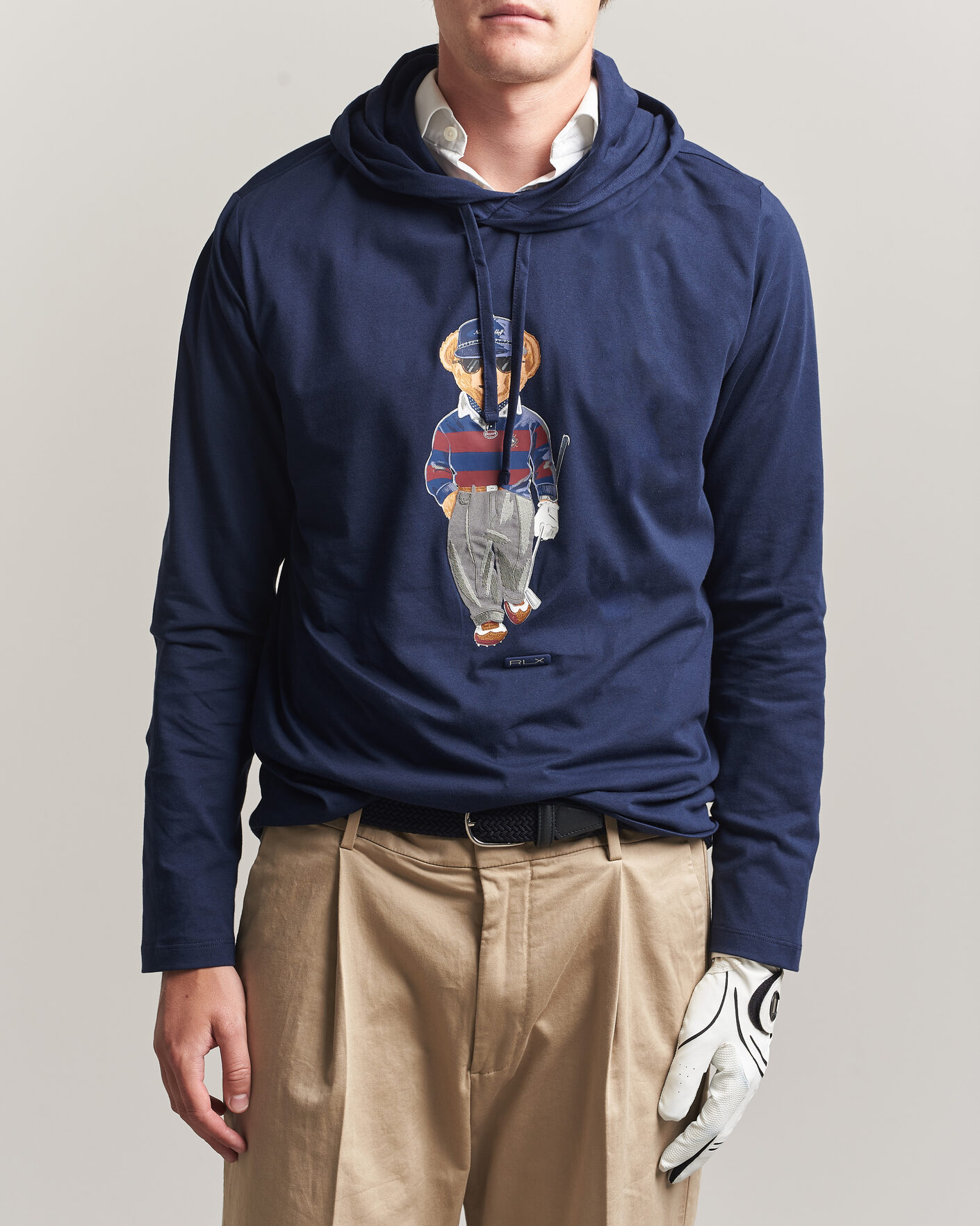 Mies | Puserot | RLX Ralph Lauren | Bear Hoodie Refined Navy