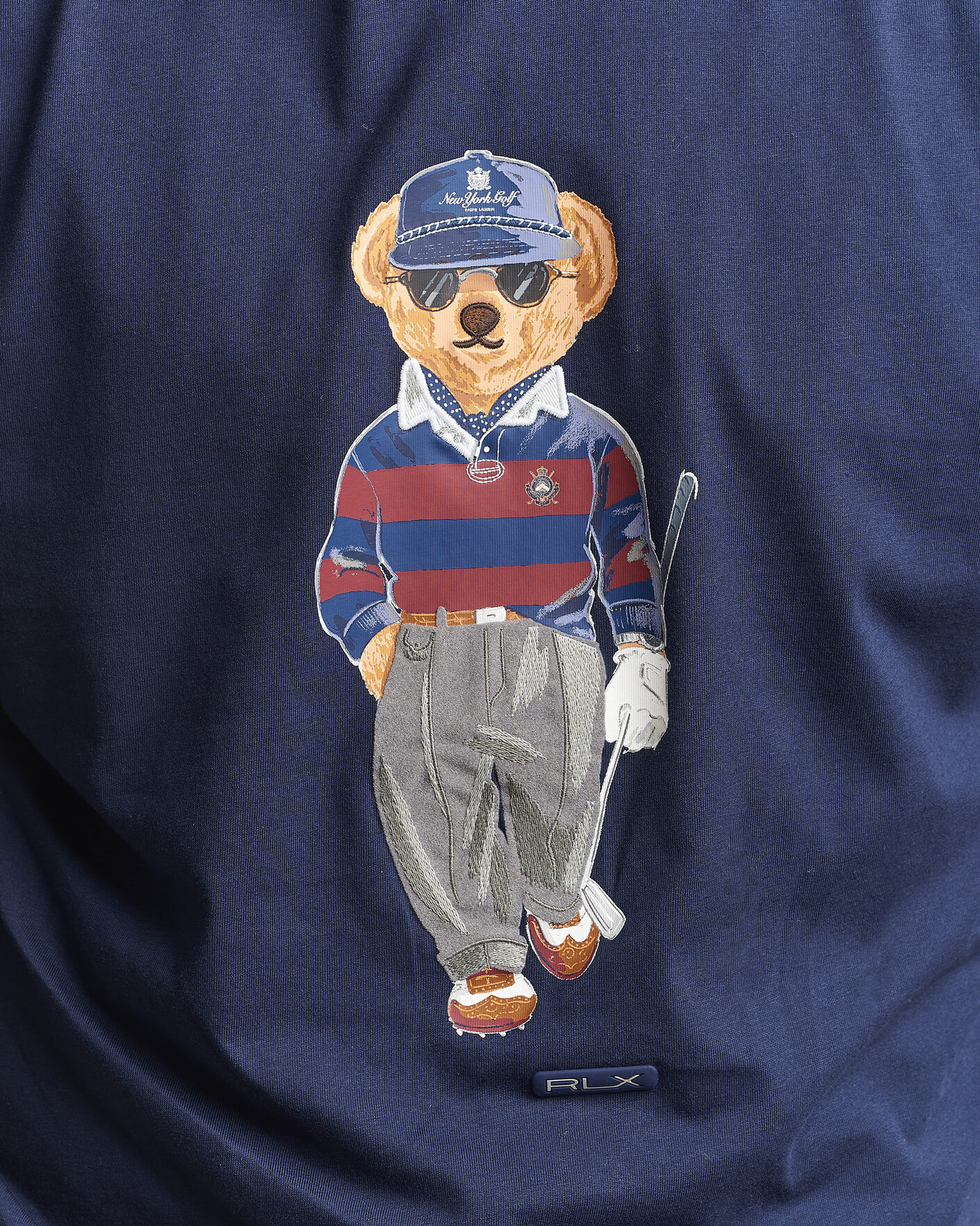 Mies | Puserot | RLX Ralph Lauren | Bear Hoodie Refined Navy