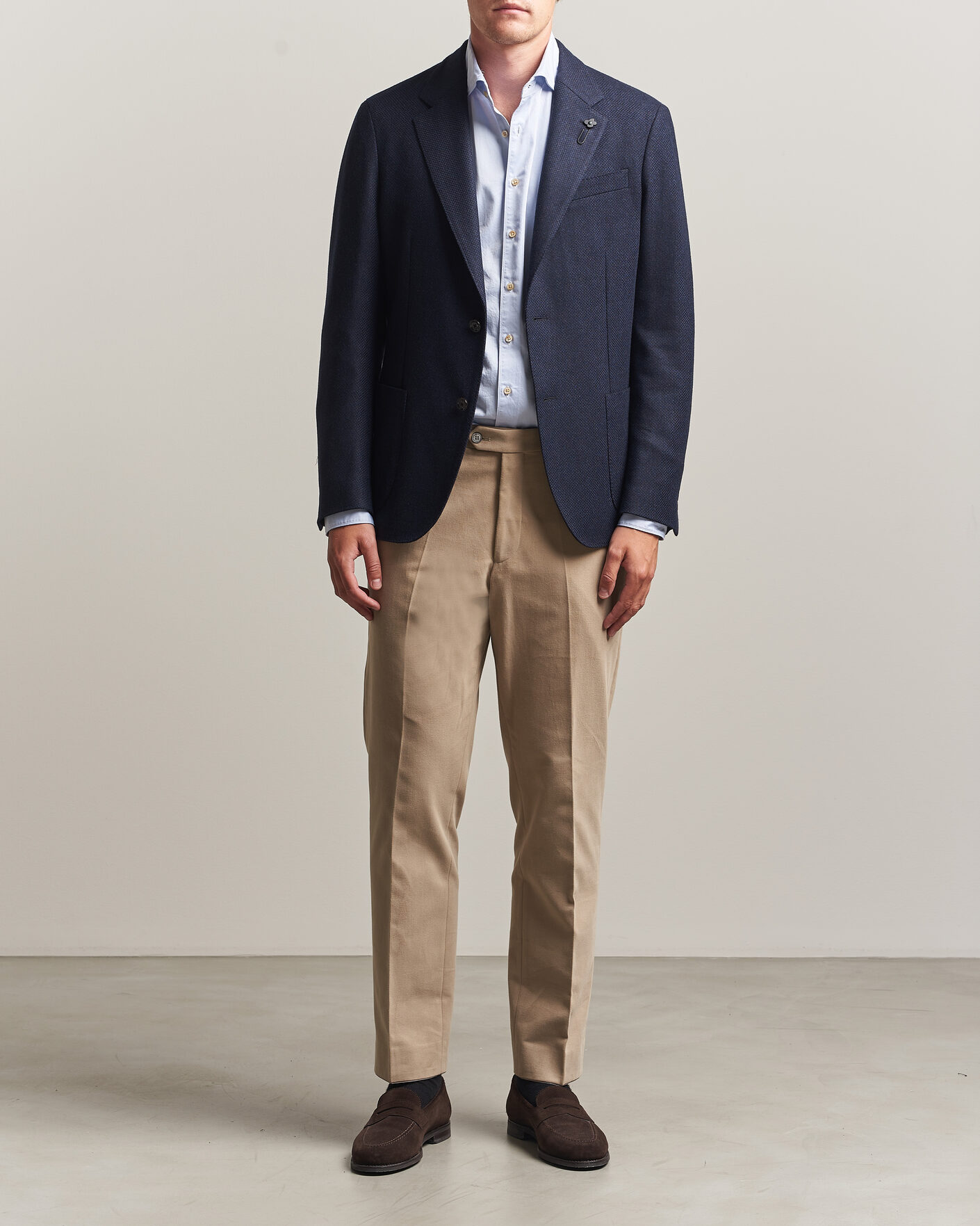 Mies | Pikkutakit | Lardini | Wool/Cashmere Blazer Navy