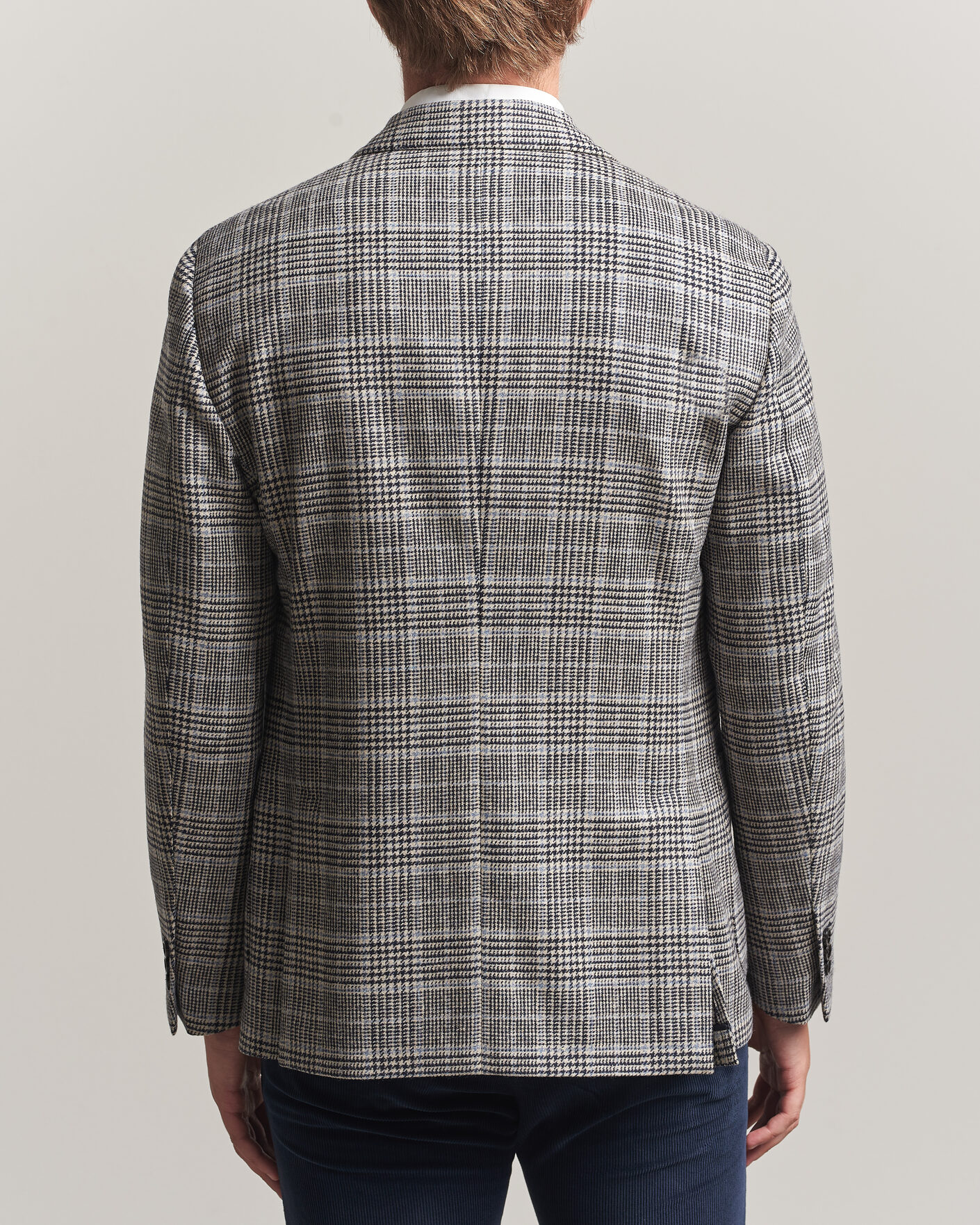 Mies | Pikkutakit | Lardini | Wool/Cashmere Houndstooth Blazer Blue