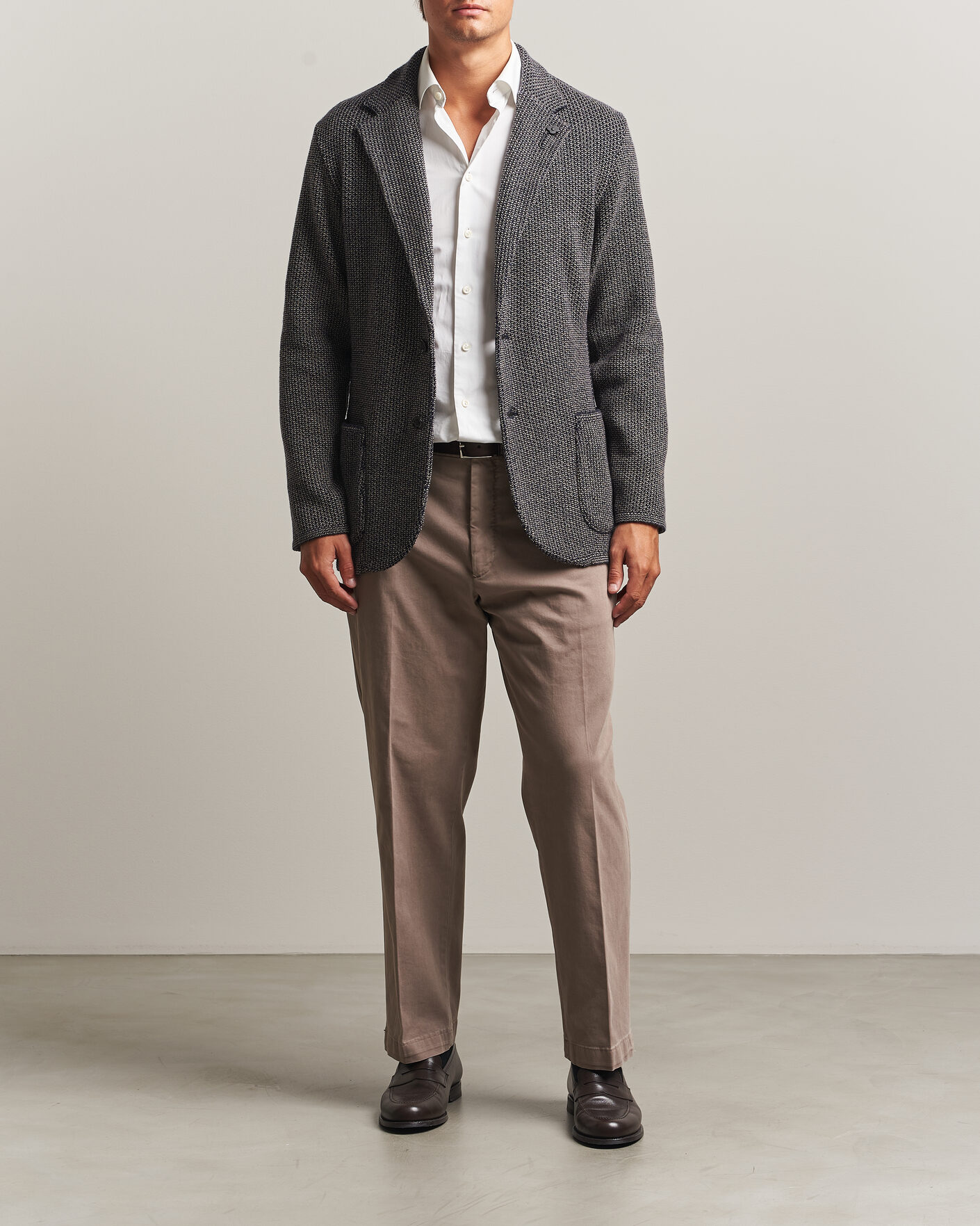 Mies | Pikkutakit | Lardini | Structured Cashmere Blazer Navy