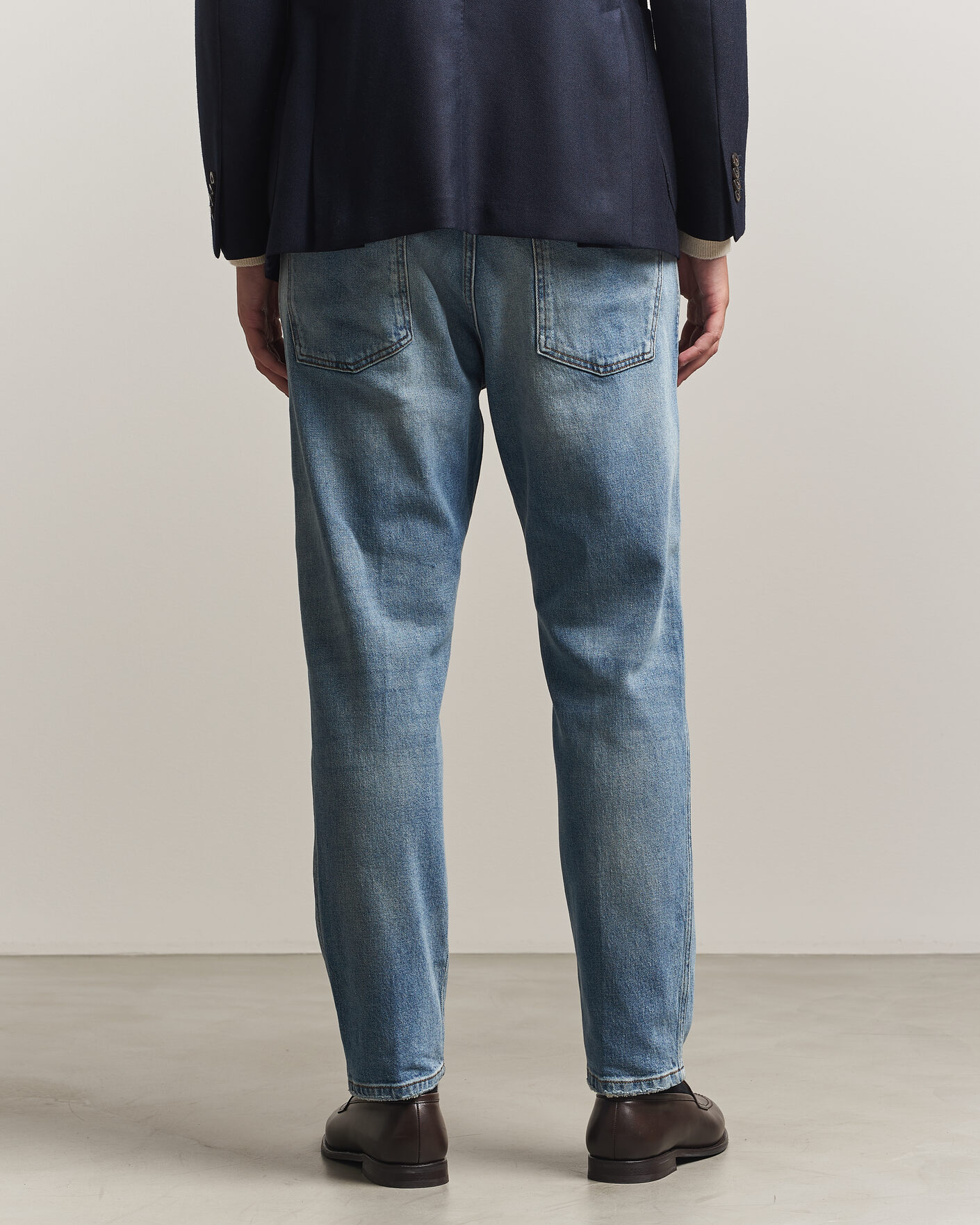 Mies | Farkut | Lardini | Cotton Denim Blue