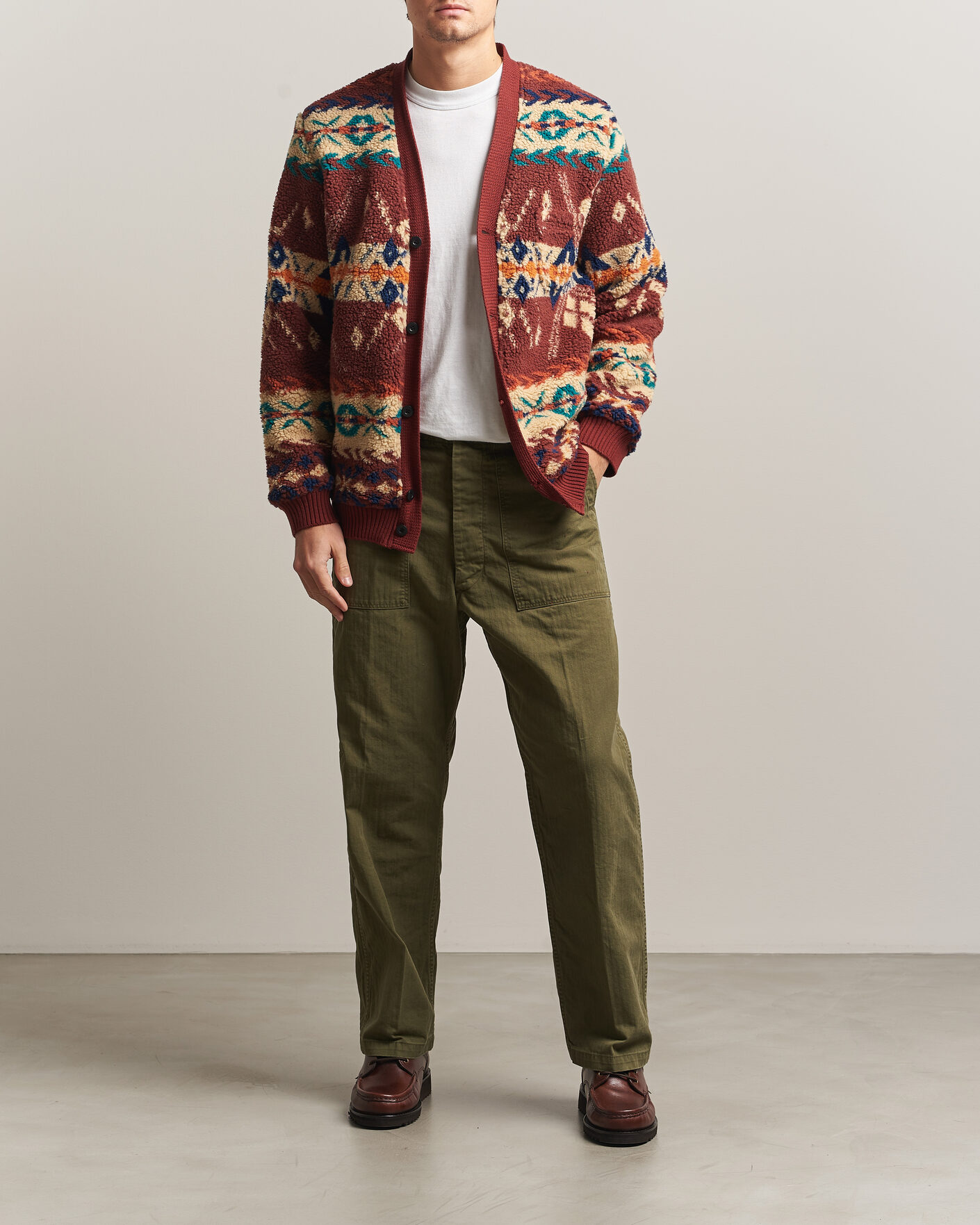 Mies | Housut | orSlow | Vintage Fit Herringbone Fatigue Pants Army Green