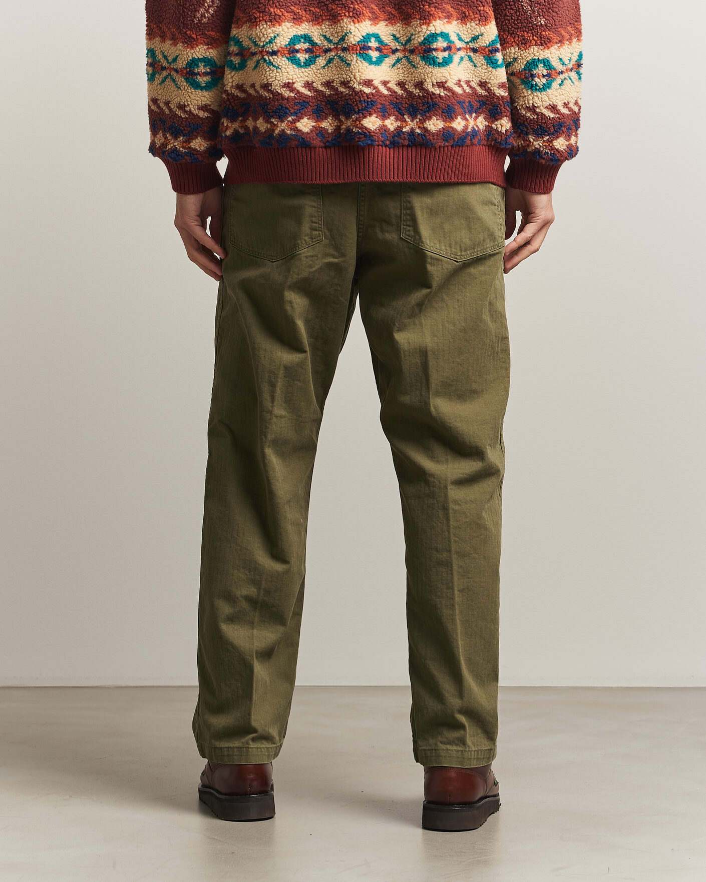Mies | Housut | orSlow | Vintage Fit Herringbone Fatigue Pants Army Green