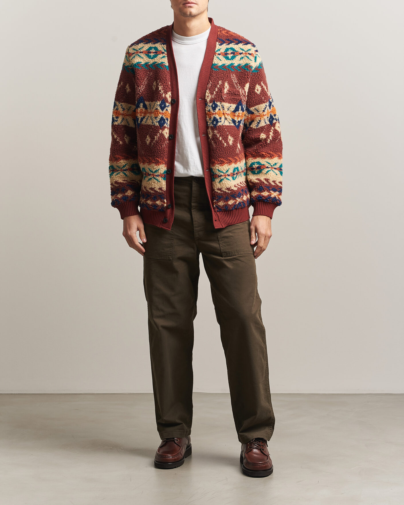 Mies | Housut | orSlow | Regular Fit Original Sateen Fatigue Pants Coffee Brown