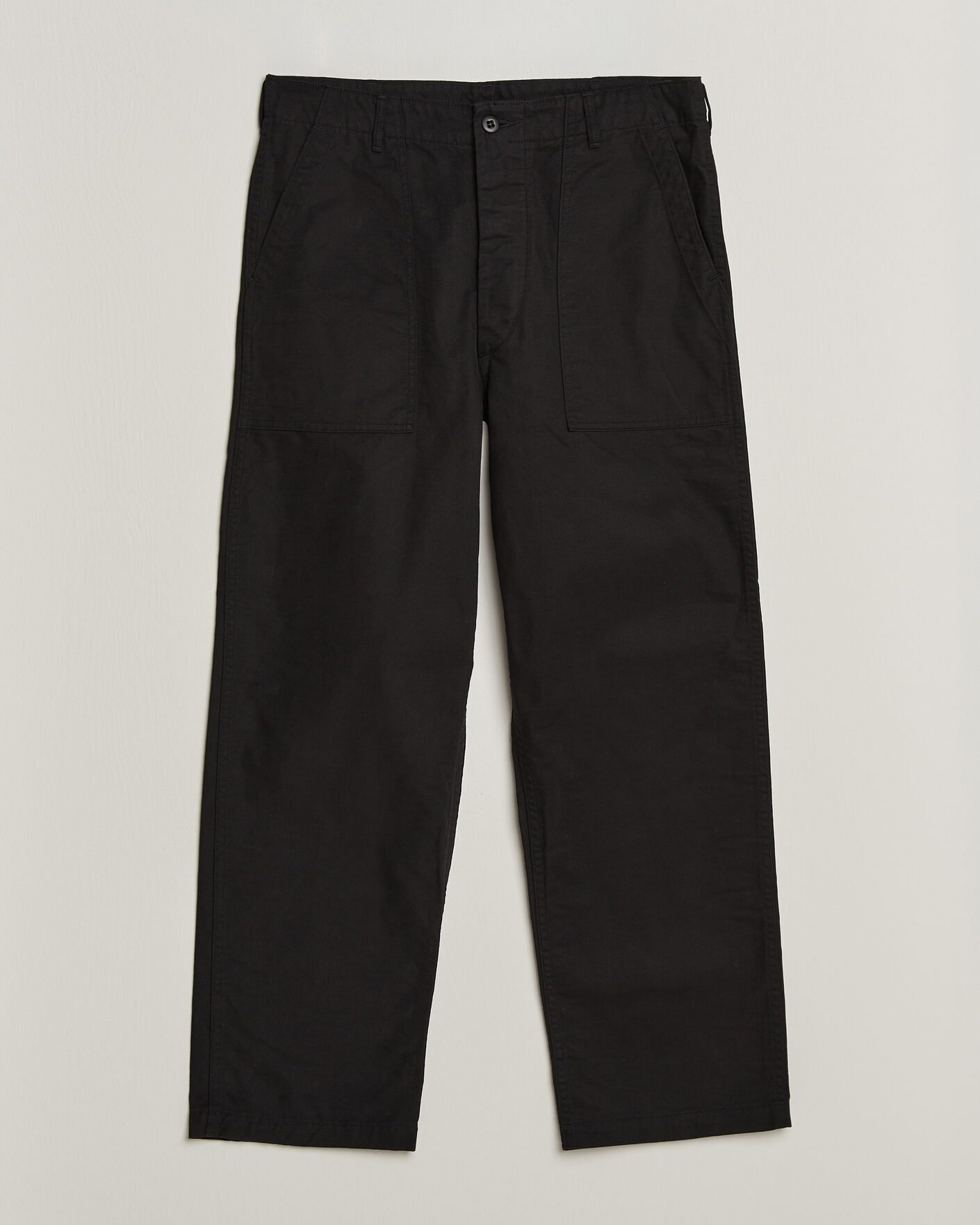Mies | Housut | orSlow | Regular Fit Original Sateen Fatigue Pants Black