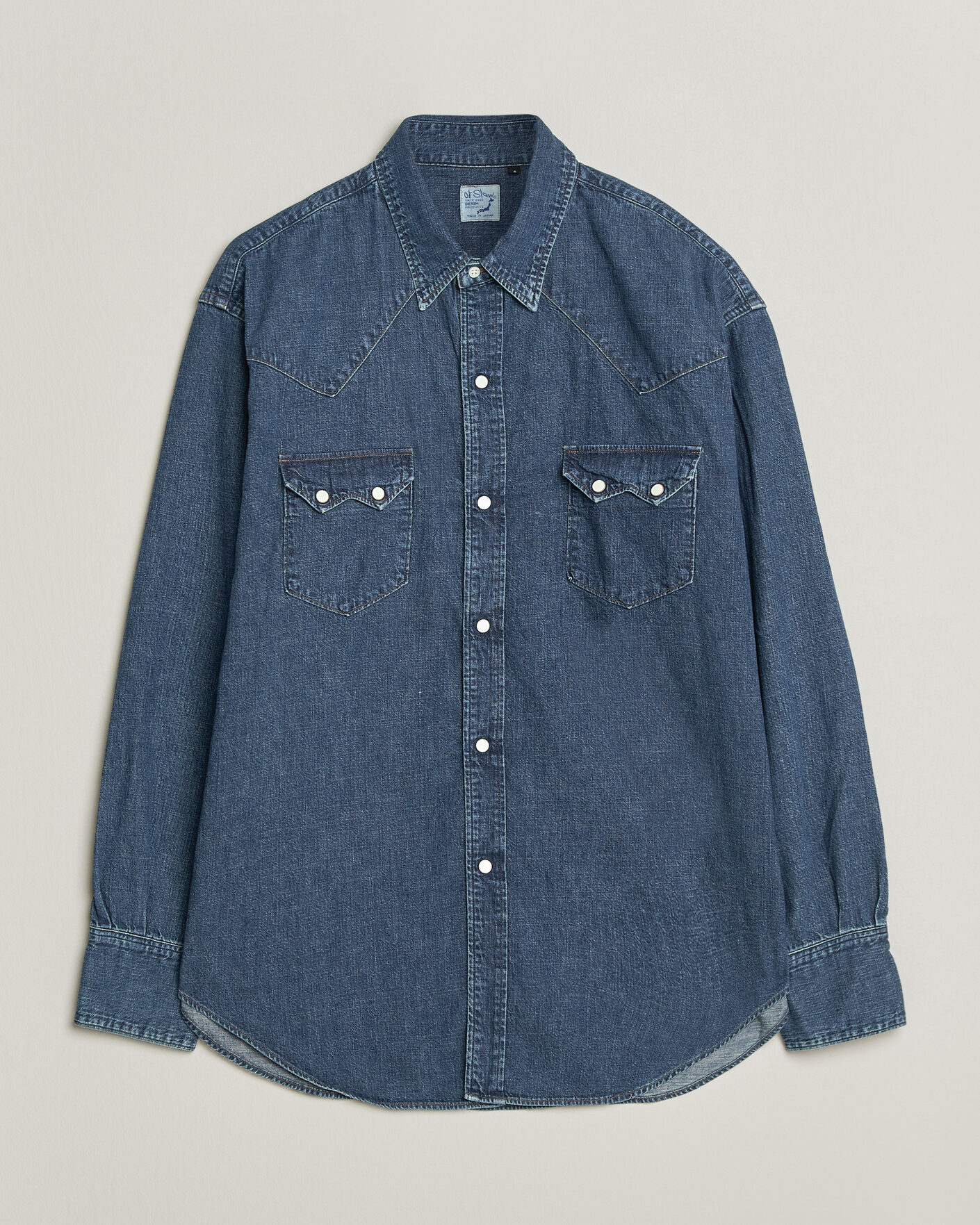 Mies | Kauluspaidat | orSlow | Denim Western Shirt Vintage Indigo