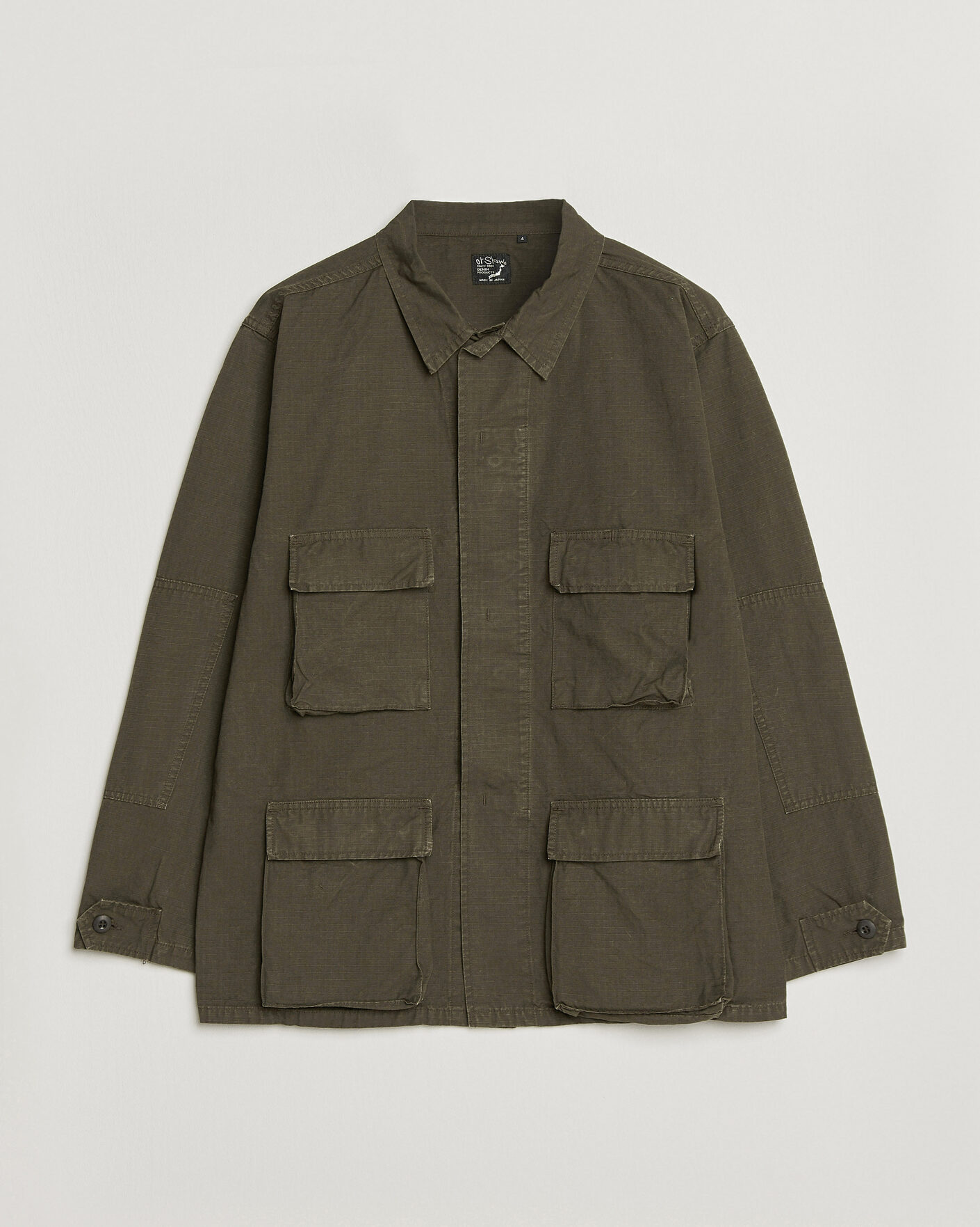 Mies | Takit | orSlow | B.D.U. Stone Washed Jacket Coffee Brown