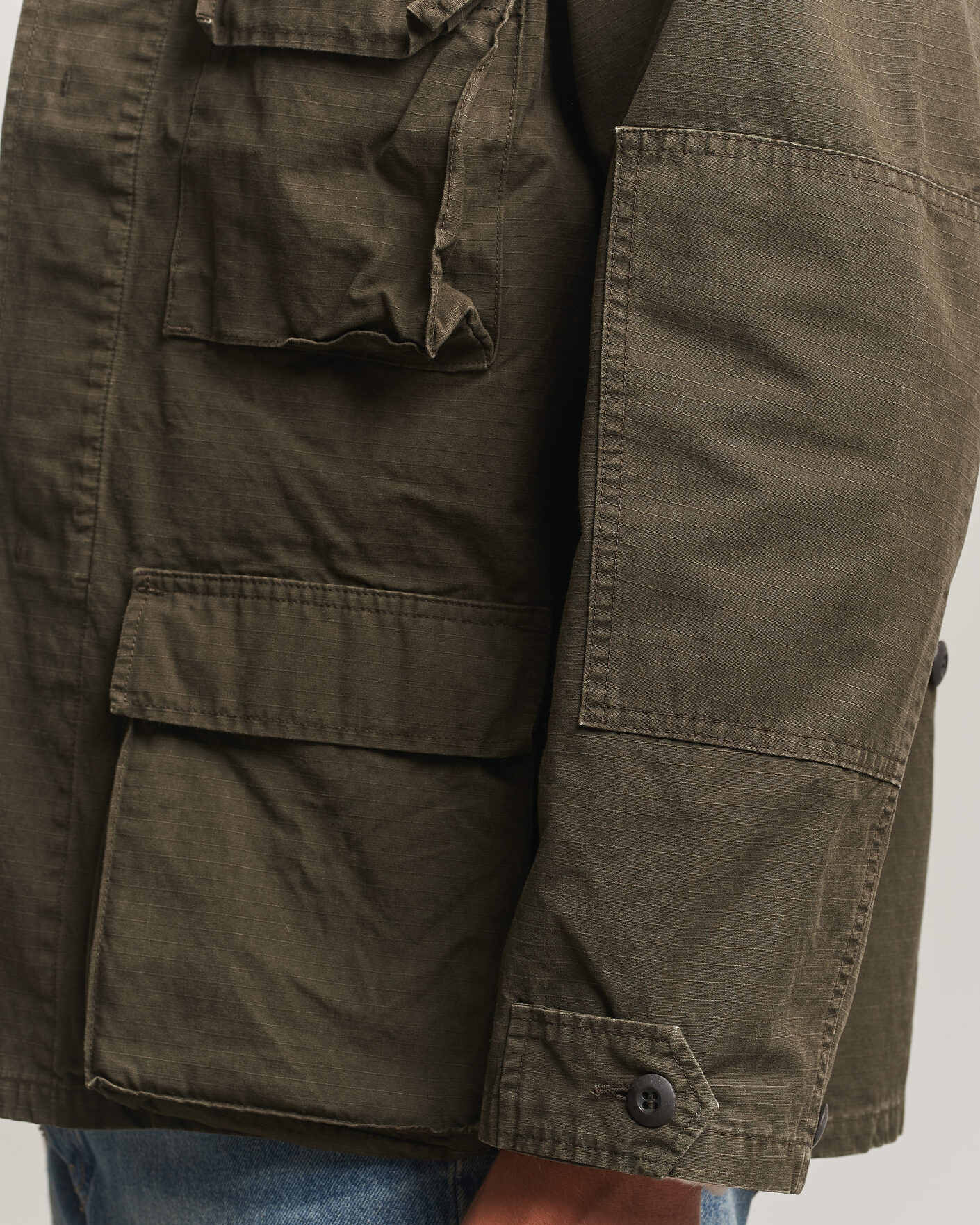 Mies | Takit | orSlow | B.D.U. Stone Washed Jacket Coffee Brown