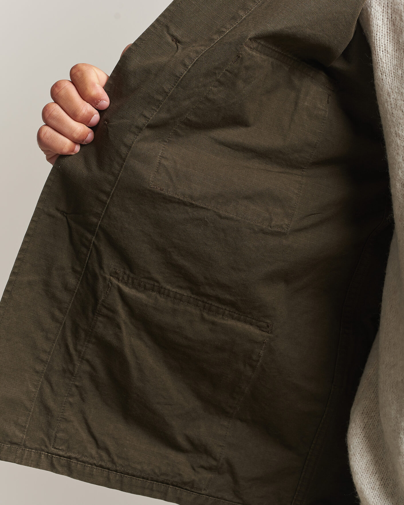 Mies | Takit | orSlow | B.D.U. Stone Washed Jacket Coffee Brown