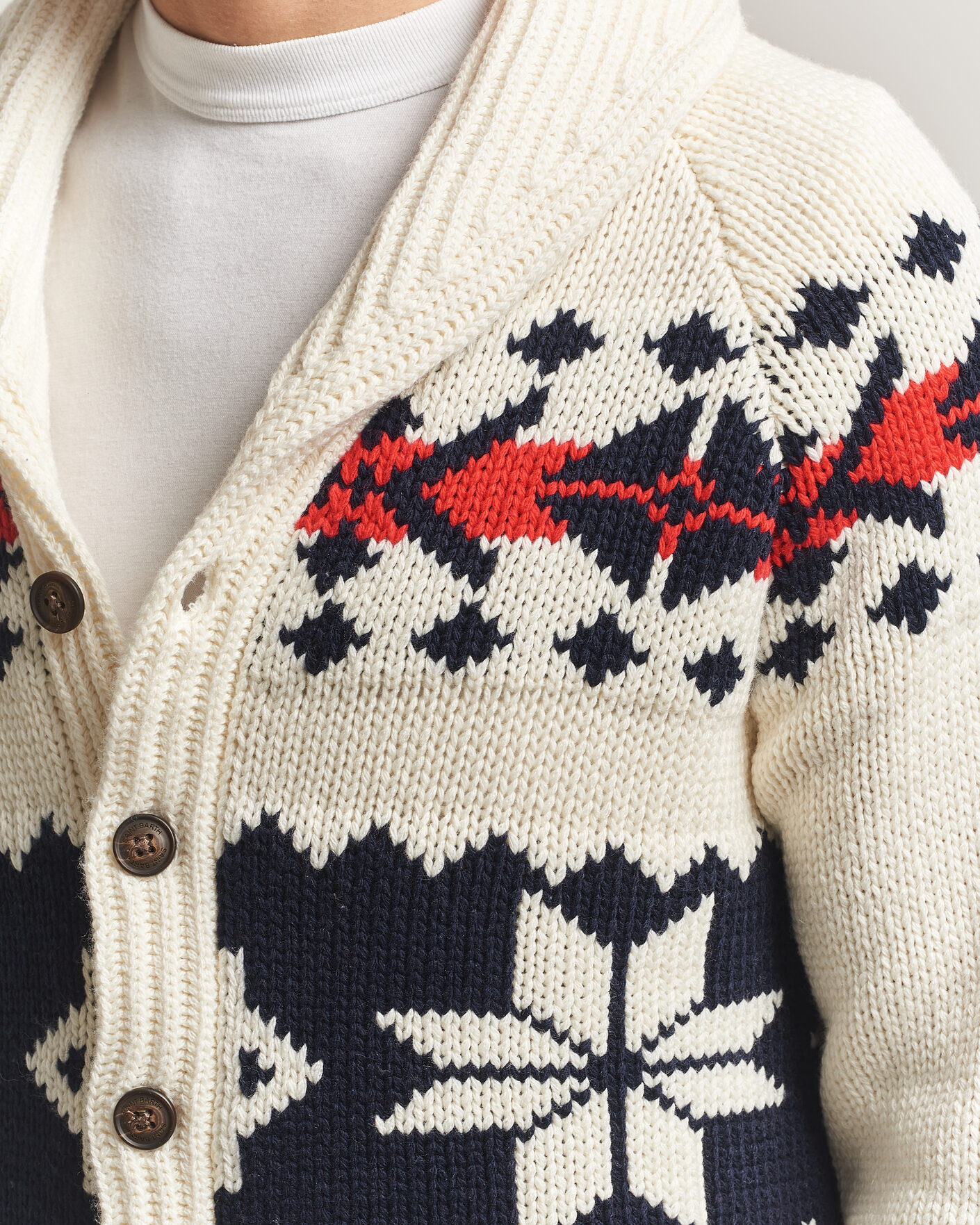 Mies | Puserot | MC2 Saint Barth | Archer Cardigan Nordic Aztec