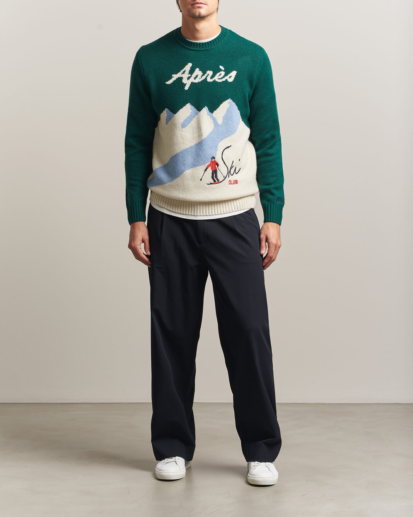 Mies | Puserot | MC2 Saint Barth | Bombardino Printed Sweater Apres Ski Club