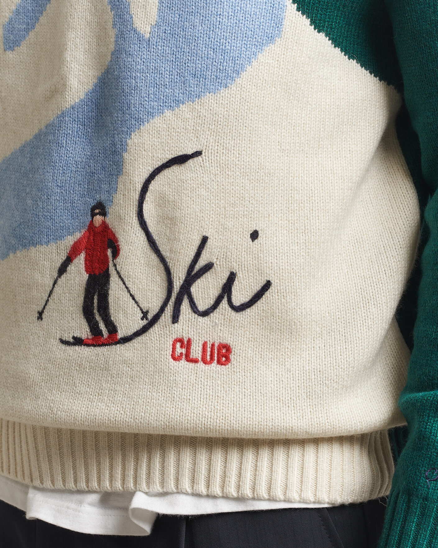 Mies | Puserot | MC2 Saint Barth | Bombardino Printed Sweater Apres Ski Club
