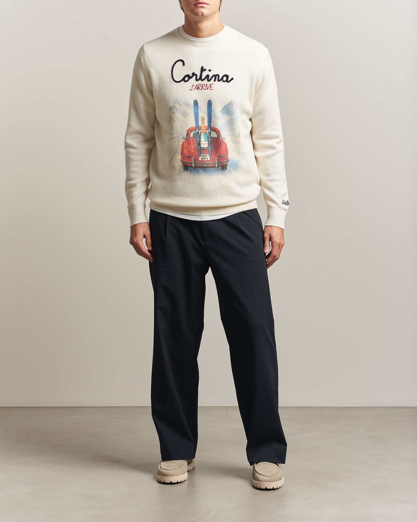Mies | Puserot | MC2 Saint Barth | Heron Printed Sweater Cortina