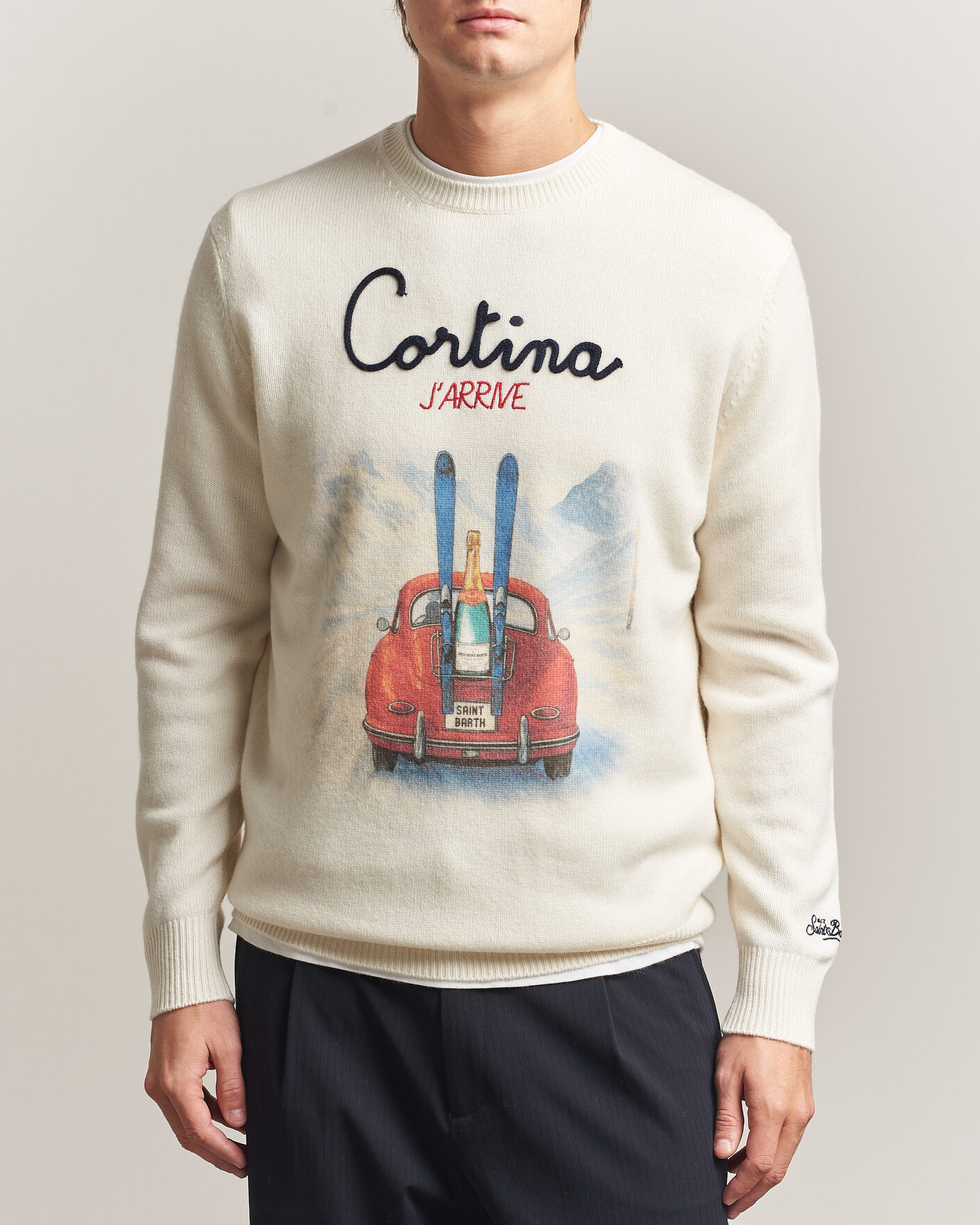 Mies | Puserot | MC2 Saint Barth | Heron Printed Sweater Cortina