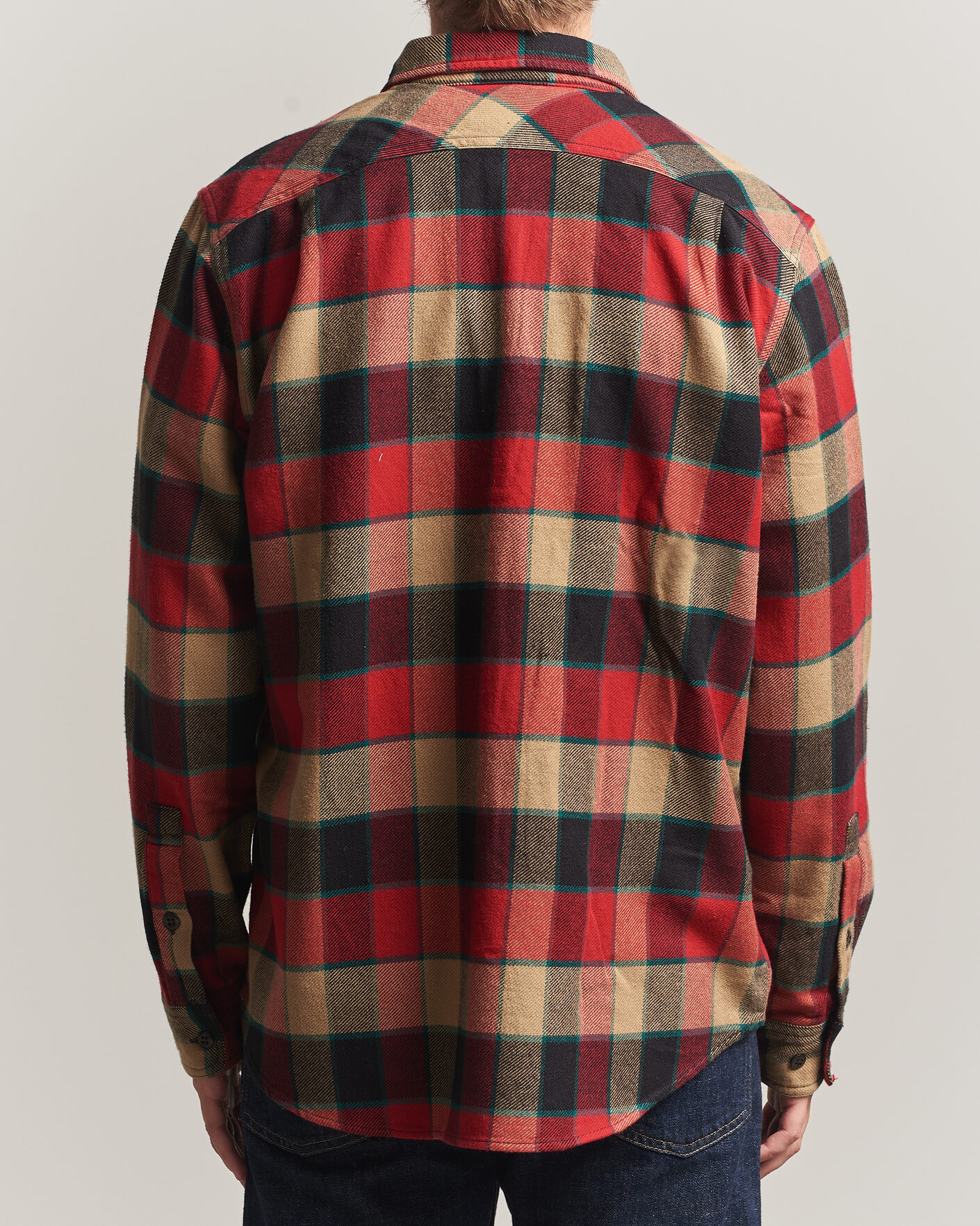 Mies | Kauluspaidat | Filson | Vintage Flannel Work Shirt Red/Cream