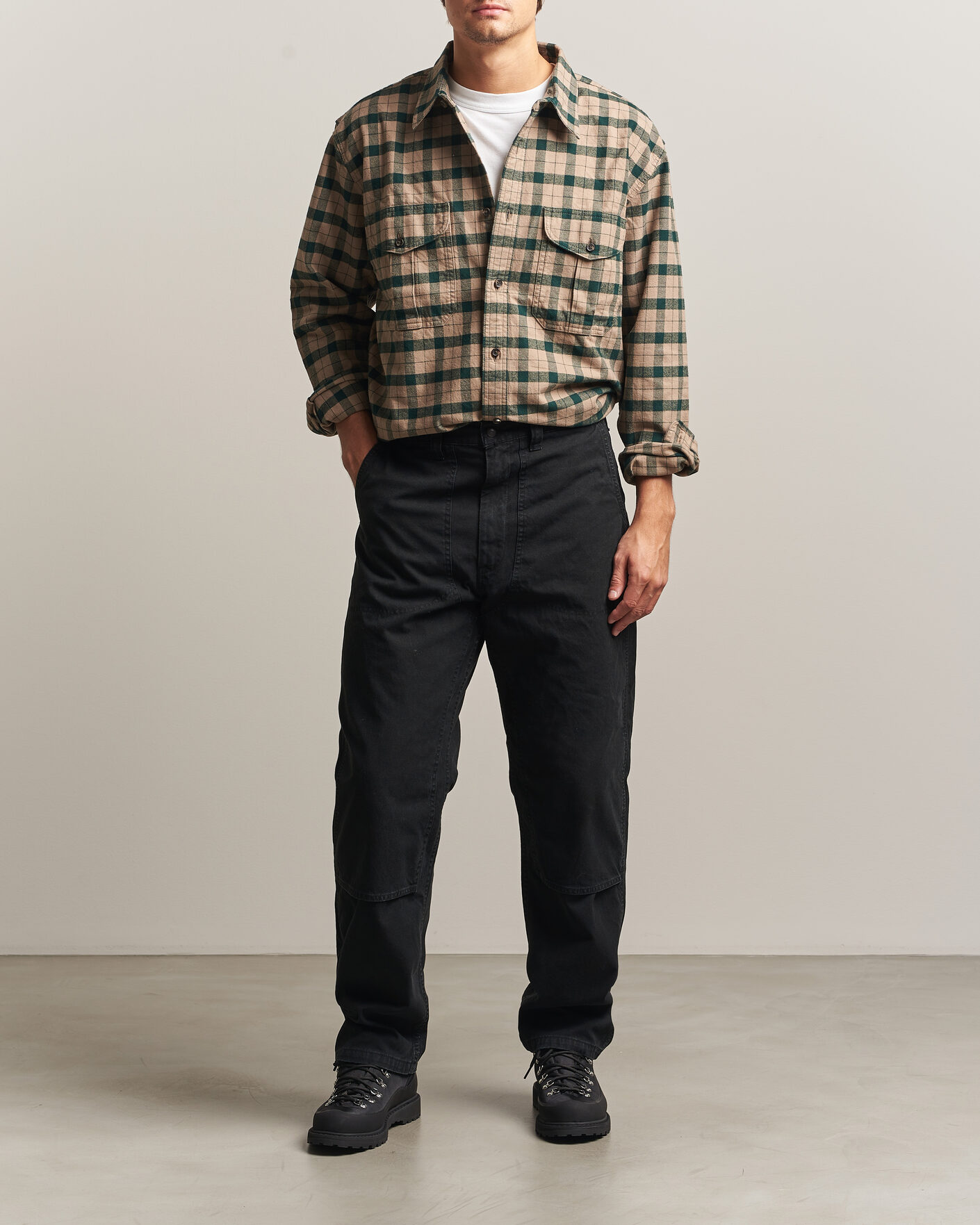 Mies | Kauluspaidat | Filson | Checked Alaskan Guide Shirt Oatmeal