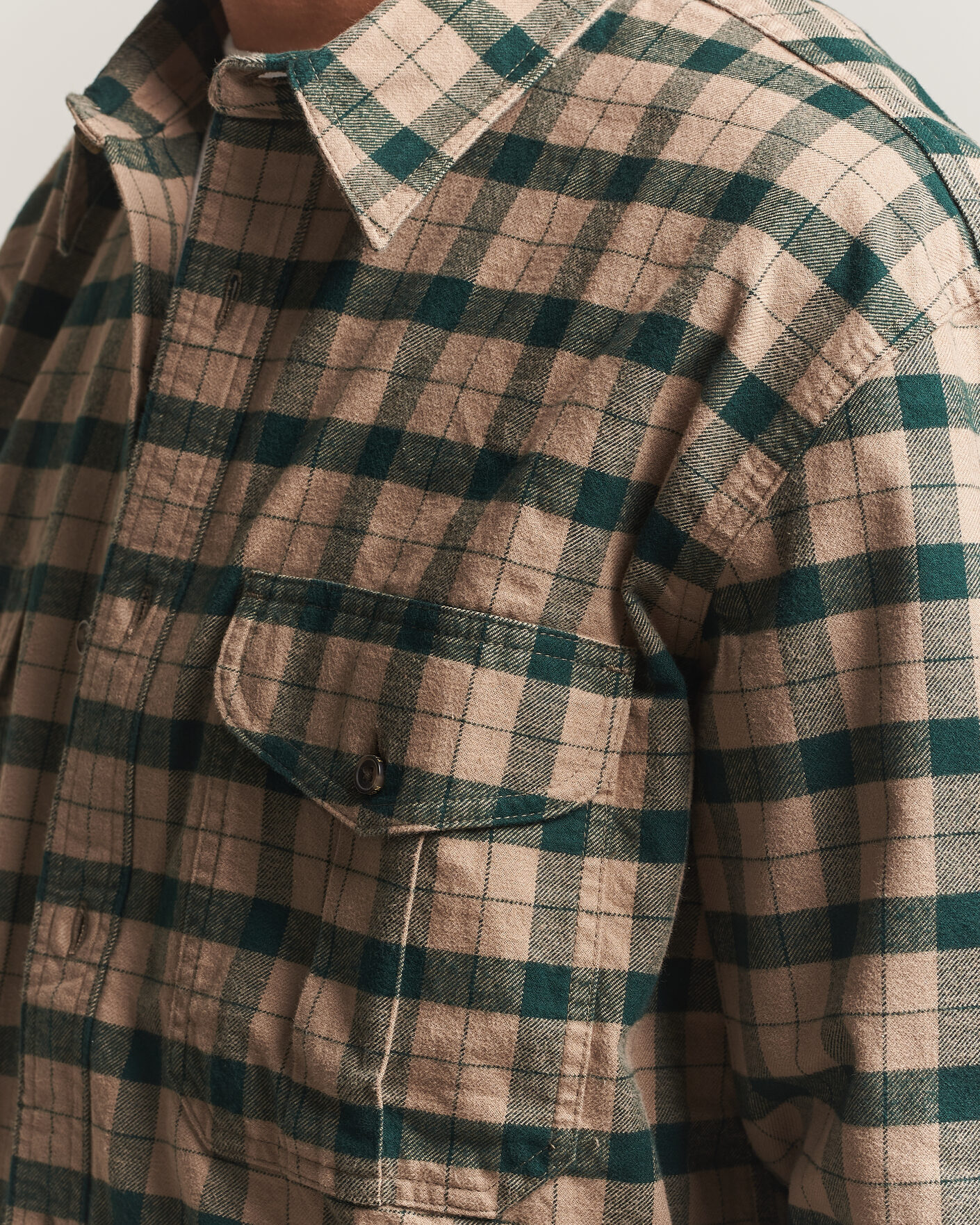 Mies | Kauluspaidat | Filson | Checked Alaskan Guide Shirt Oatmeal
