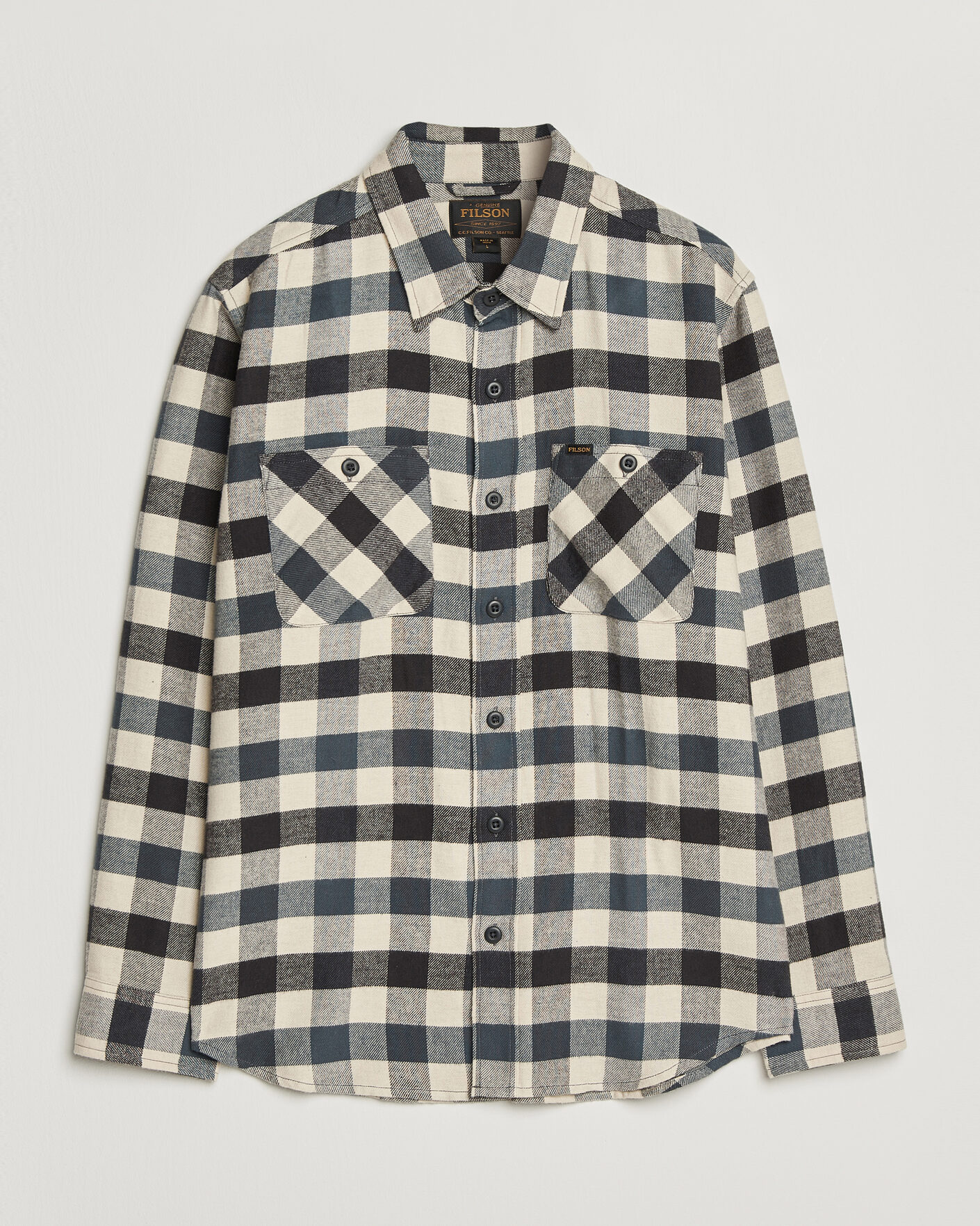 Mies | Kauluspaidat | Filson | The Rangeland Flannel Shirt Charcoal