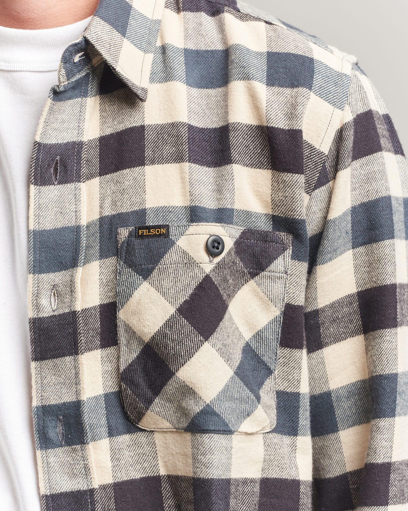 Mies | Kauluspaidat | Filson | The Rangeland Flannel Shirt Charcoal
