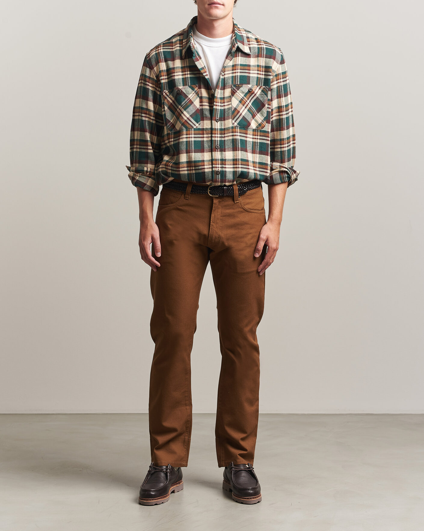 Mies | Kauluspaidat | Filson | The Rangeland Flannel Shirt Green