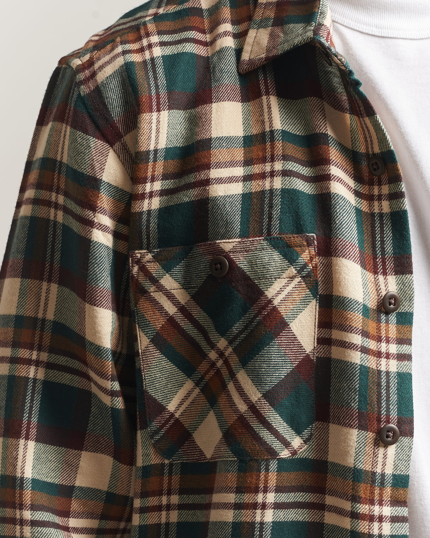Mies | Kauluspaidat | Filson | The Rangeland Flannel Shirt Green